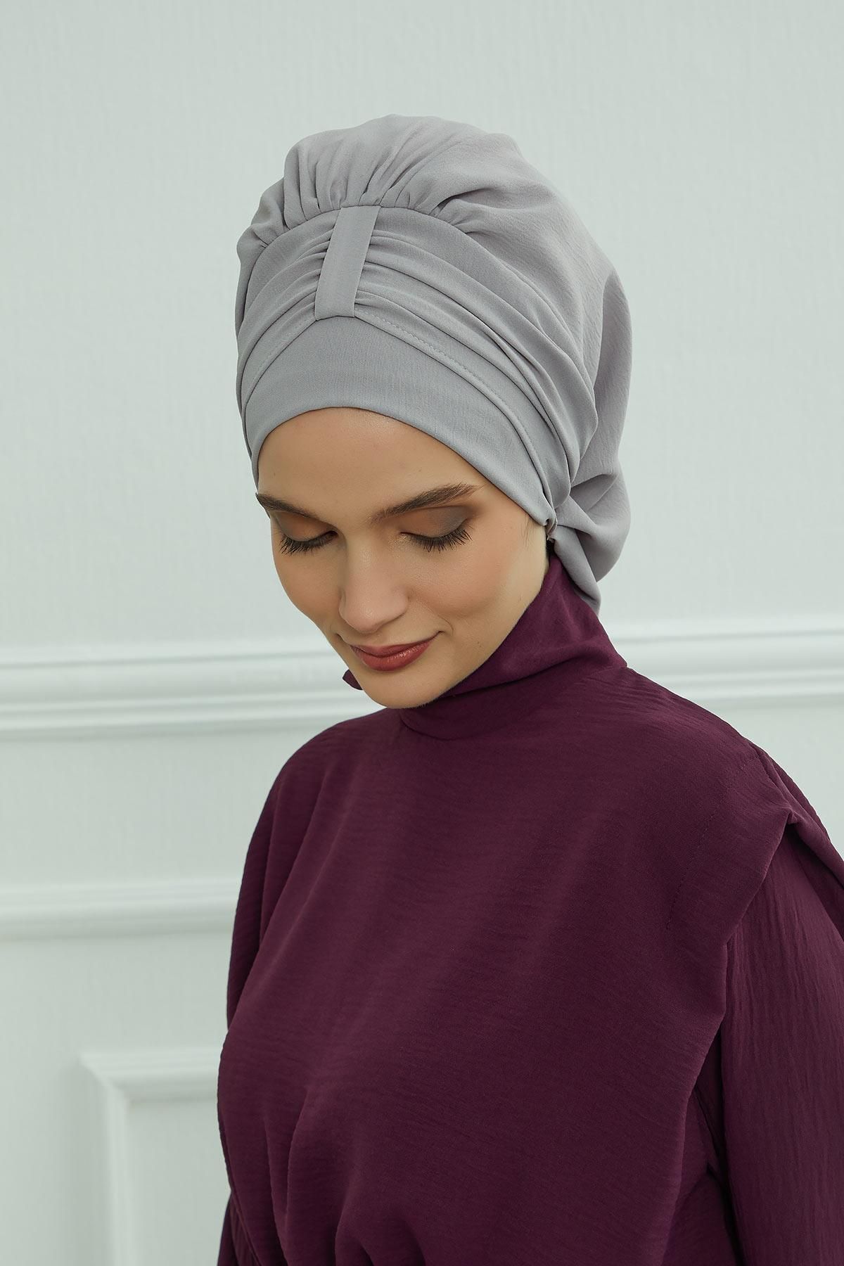 Aisha's Design-Turban gata cu țesătură aerobină - Ht-90 3