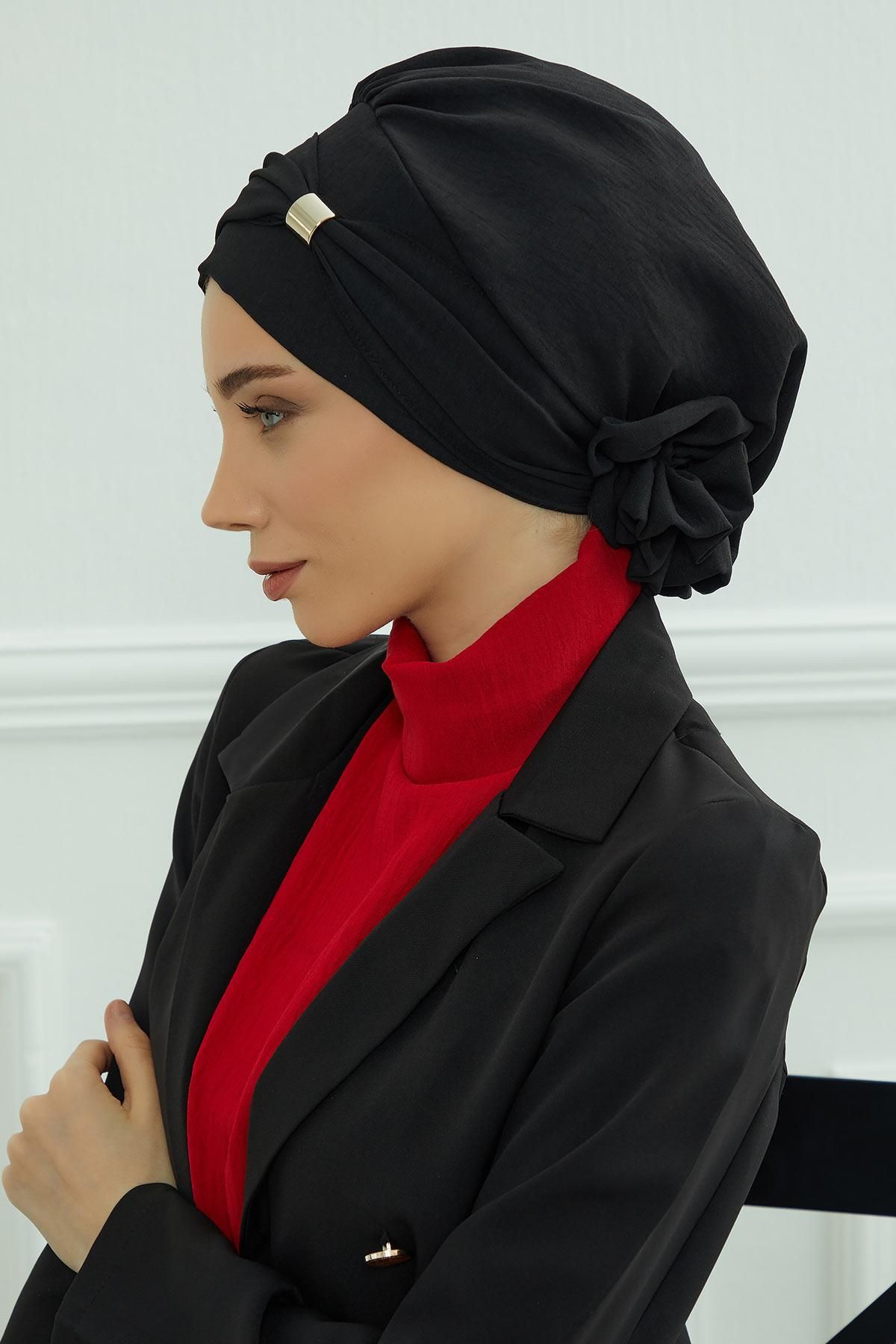 Aisha's Design-Turban gata cu țesătură aerobină - cu accesorii, ht-95 3