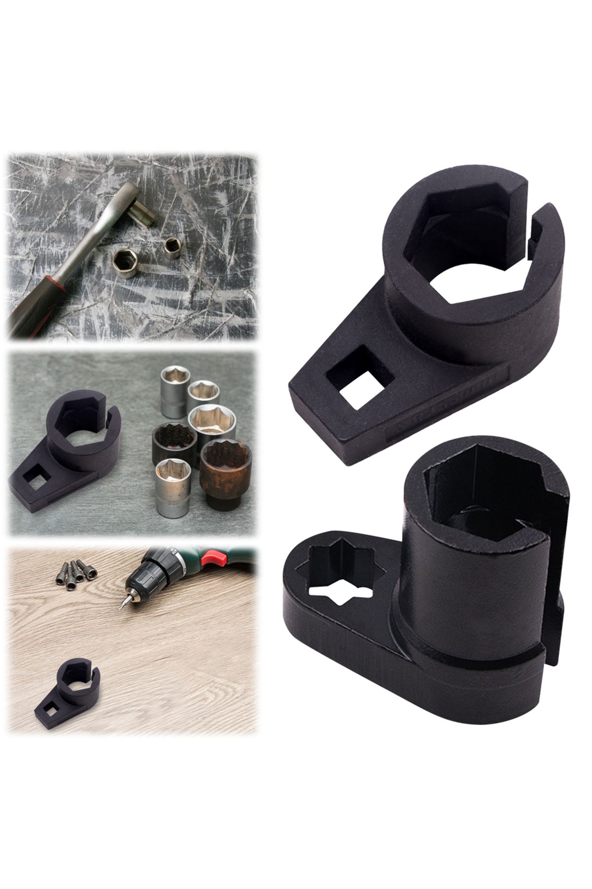 APWIKOGER-7/8 Inch/22mm Offset Oxygen Sensor Socket Wrench 3/8inch Drive O2 Remover Tool O2 Sensor Socket A... 2