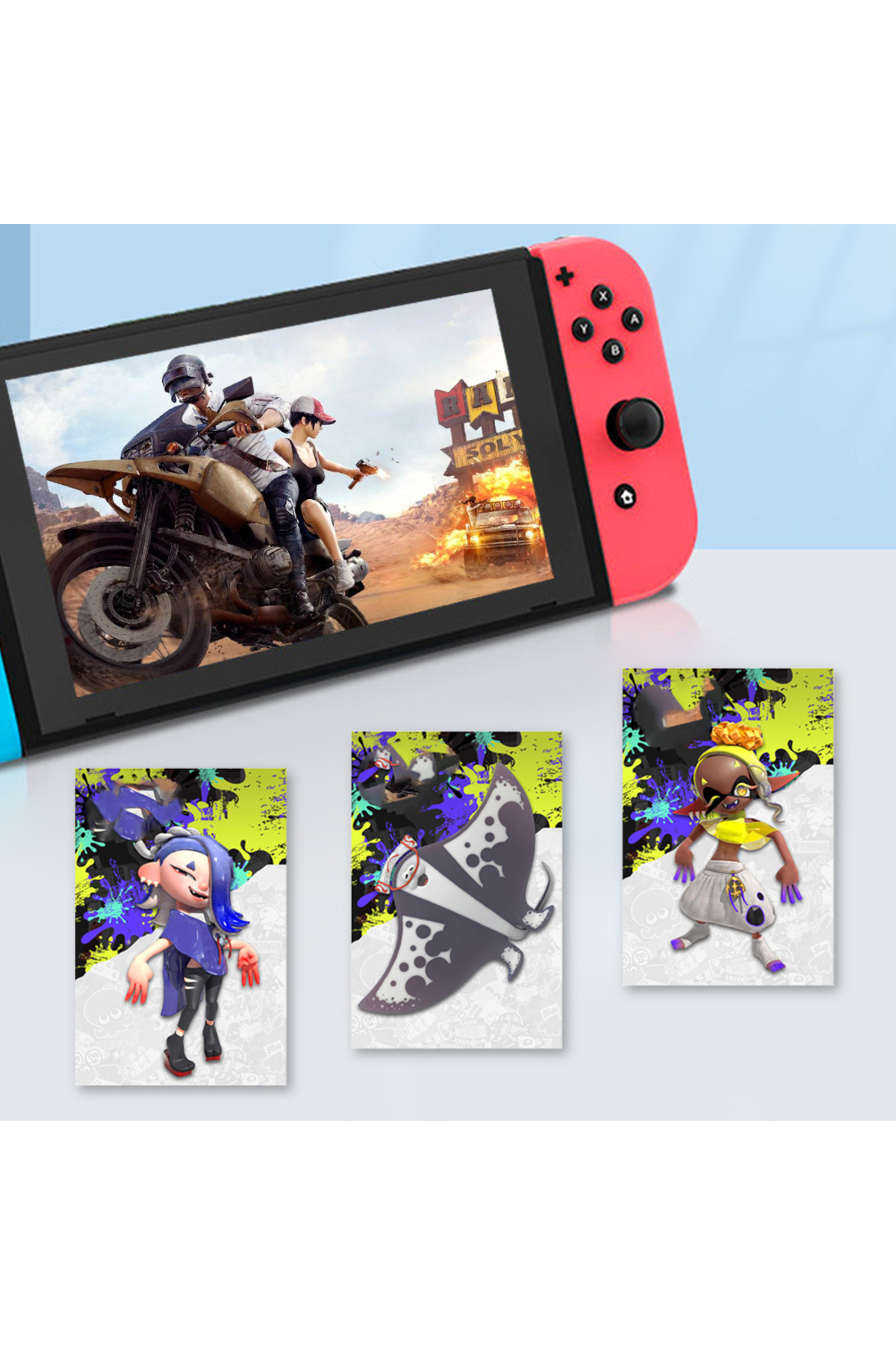 Shunmaii-3pcs/17pcs/20pcs/23pcs Splatoon 3&2  Game Cards Octoling Octopus Splatoon 2 & 3 PVC NFC Tag Game ... 4