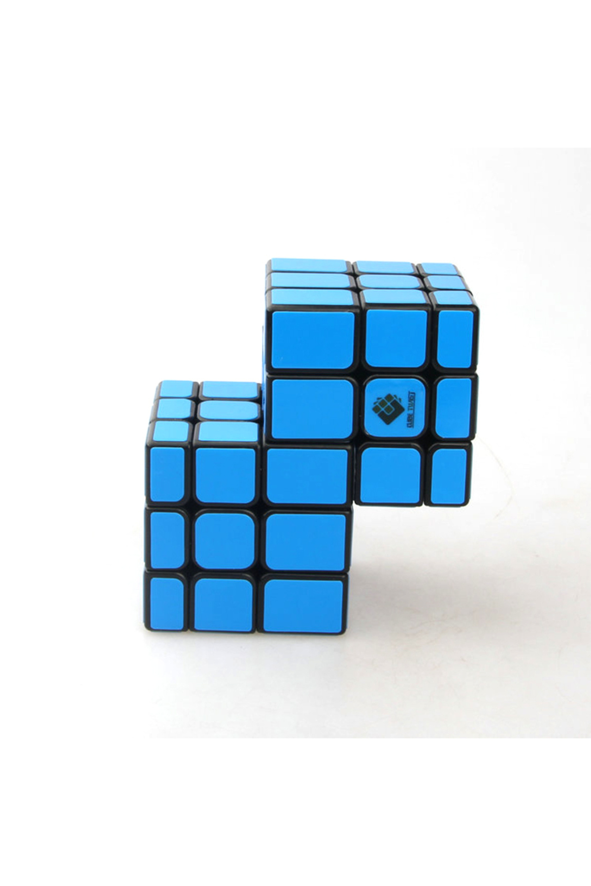 Choice-Cube Twist Double 3x3 Conjoined Magic Cube Speed Cube Puzzle Unequal Distance Mirror Magic Cube C... 3
