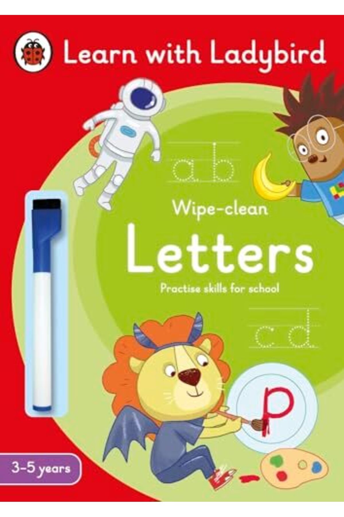 Penguin Books-Letters: A Learn with Ladybird Wipe-Clean Activity Book 3-5 years: Ideal for home learning (EYFS) 1
