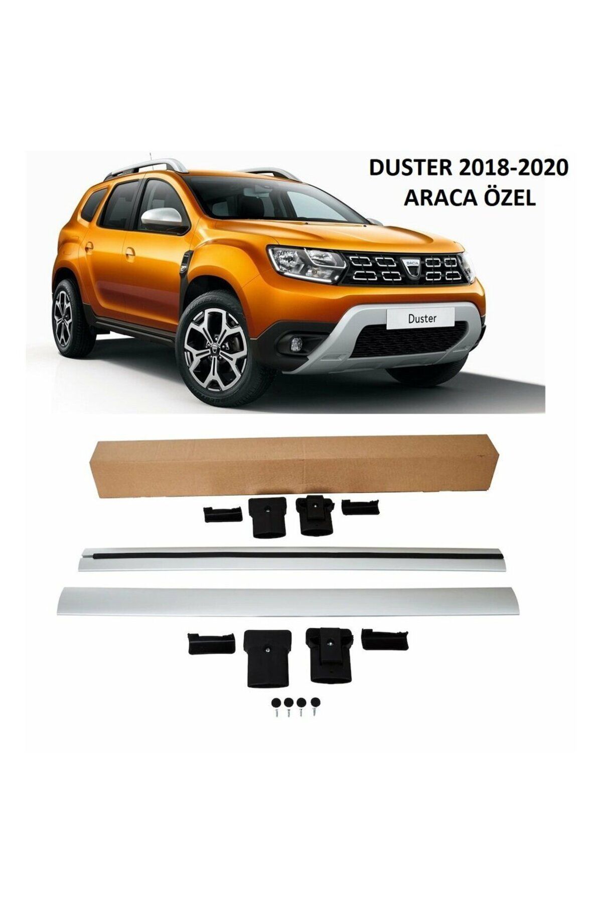 beyaztuning Dacia Duster Port Bagaj Çıtası Tavan Ara Atkı Barı 2018-2019-2020