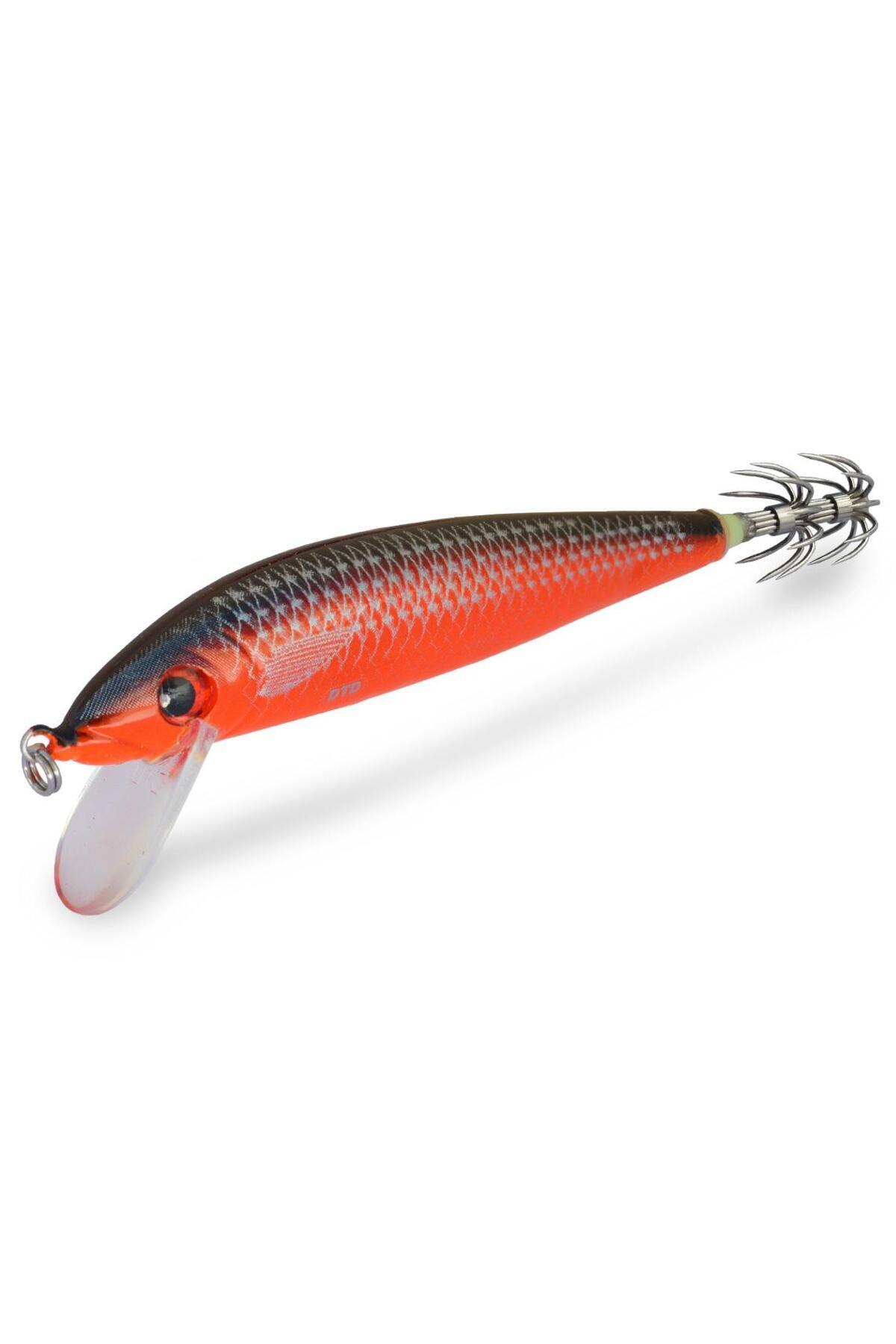 Knez 110mm 15gr Squid Zoka - Black Orange (GLOW)