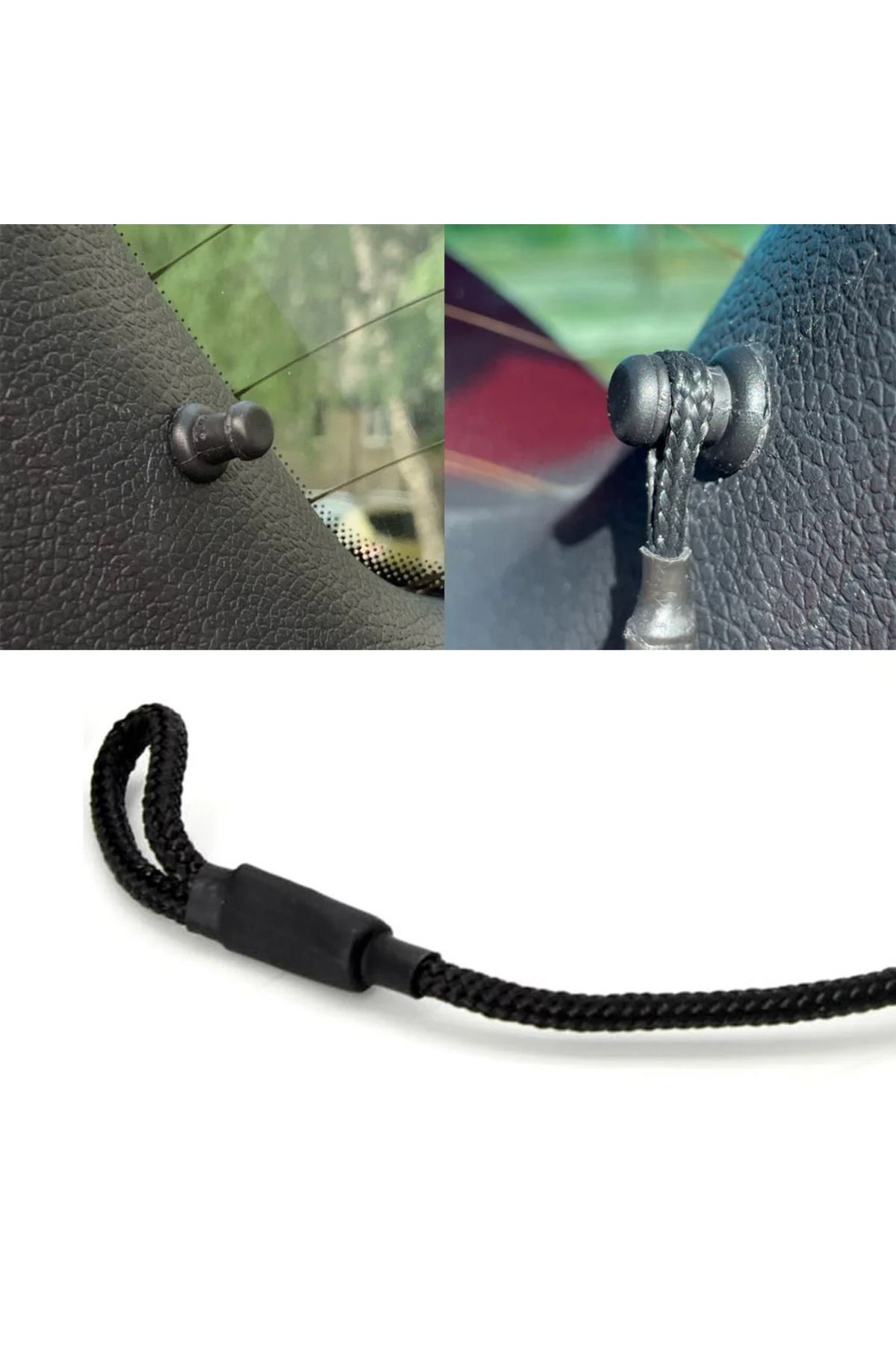 Choice-2X Universal Trunk Back Lanyard Car 48cm High Strength Styling Parcel Shelves String Applicable f... 4