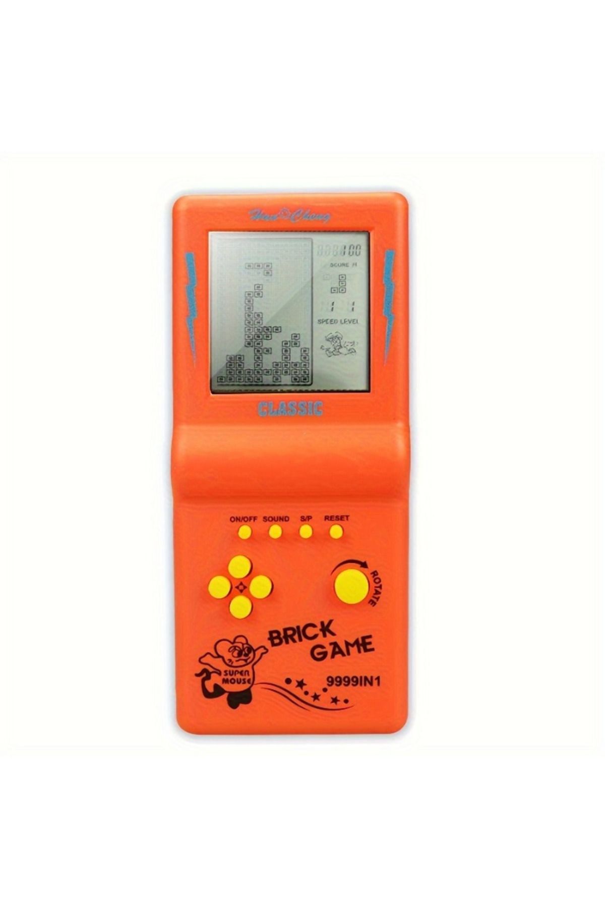 Choice-Vintage brick game console handheld puzzle games nostalgic retro pocket game device plastic mat... 5