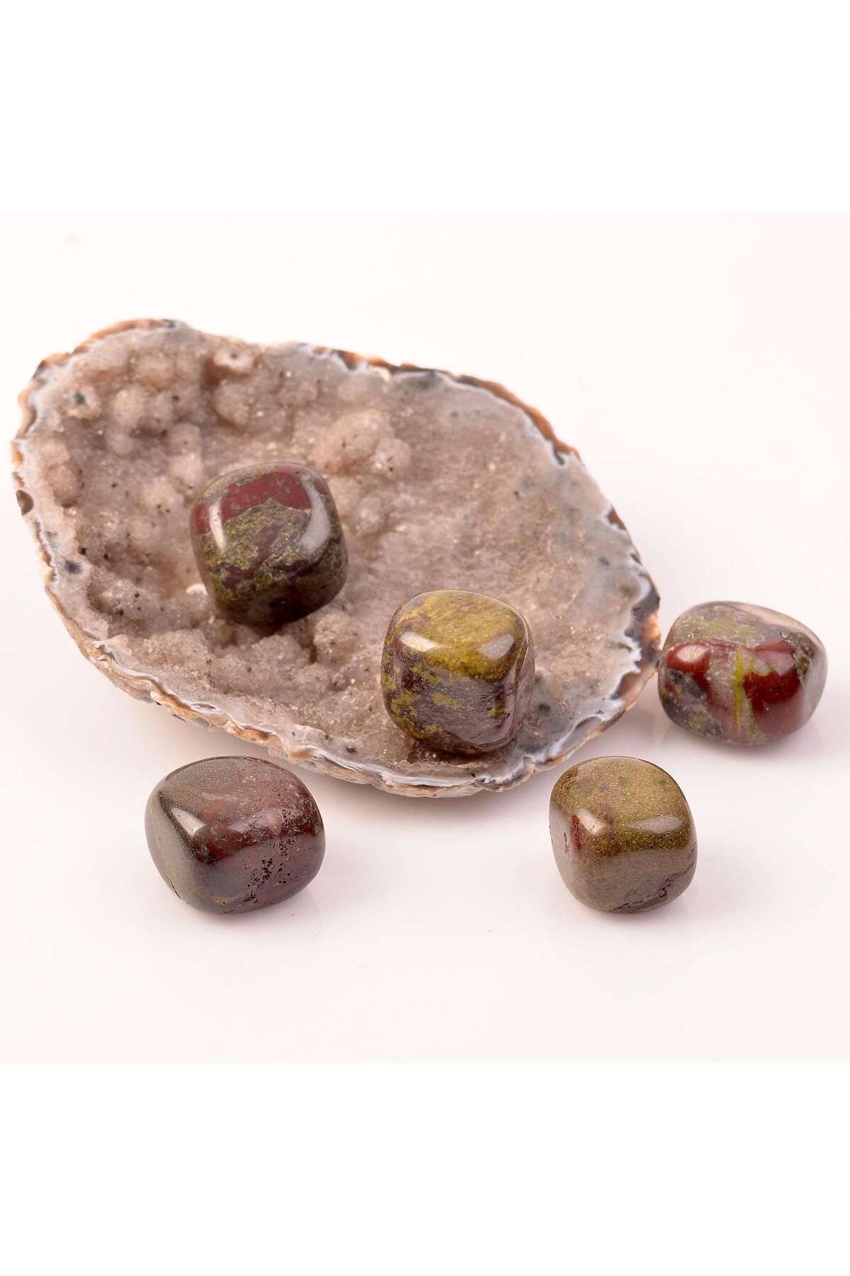 Elioure Doğal Dragon Jasper Taşı Kütle, Şifa ve Dekorasyon için ideal seçim