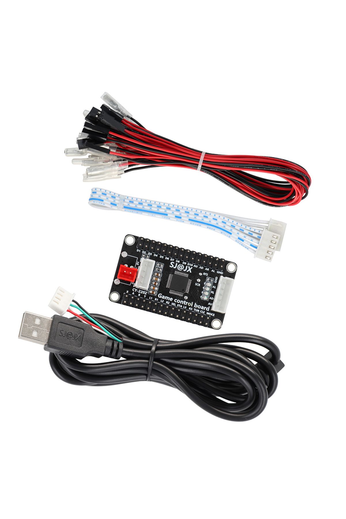 Choice-DIY Zero Delay Arcade USB Encoder Board, Support PC, PS3 Raspberry Pi, Android, Hitbox with SANWA... 8