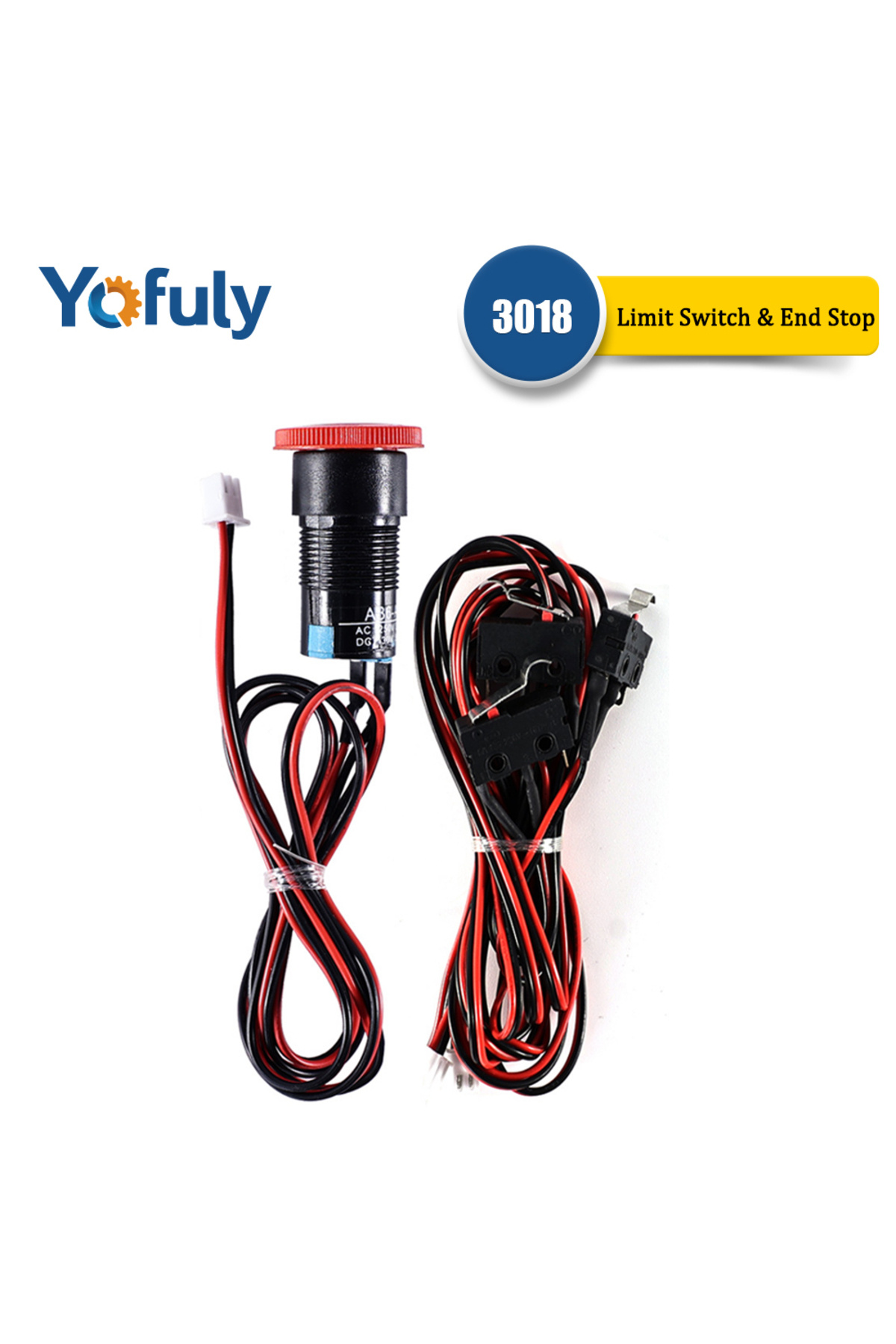 Choice-6pcs Limit Switches Yofuly 3018 Max Engraving Machine Limit Switch And Emergency Stop Switch For Cnc 1