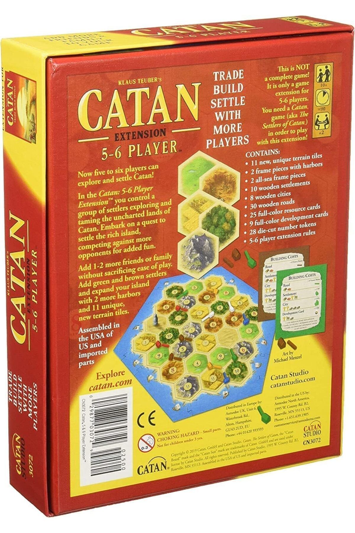 Choice-CATAN board game 5-6 player expansion - Expand your CATAN game to fit more players, suitable for ... 4