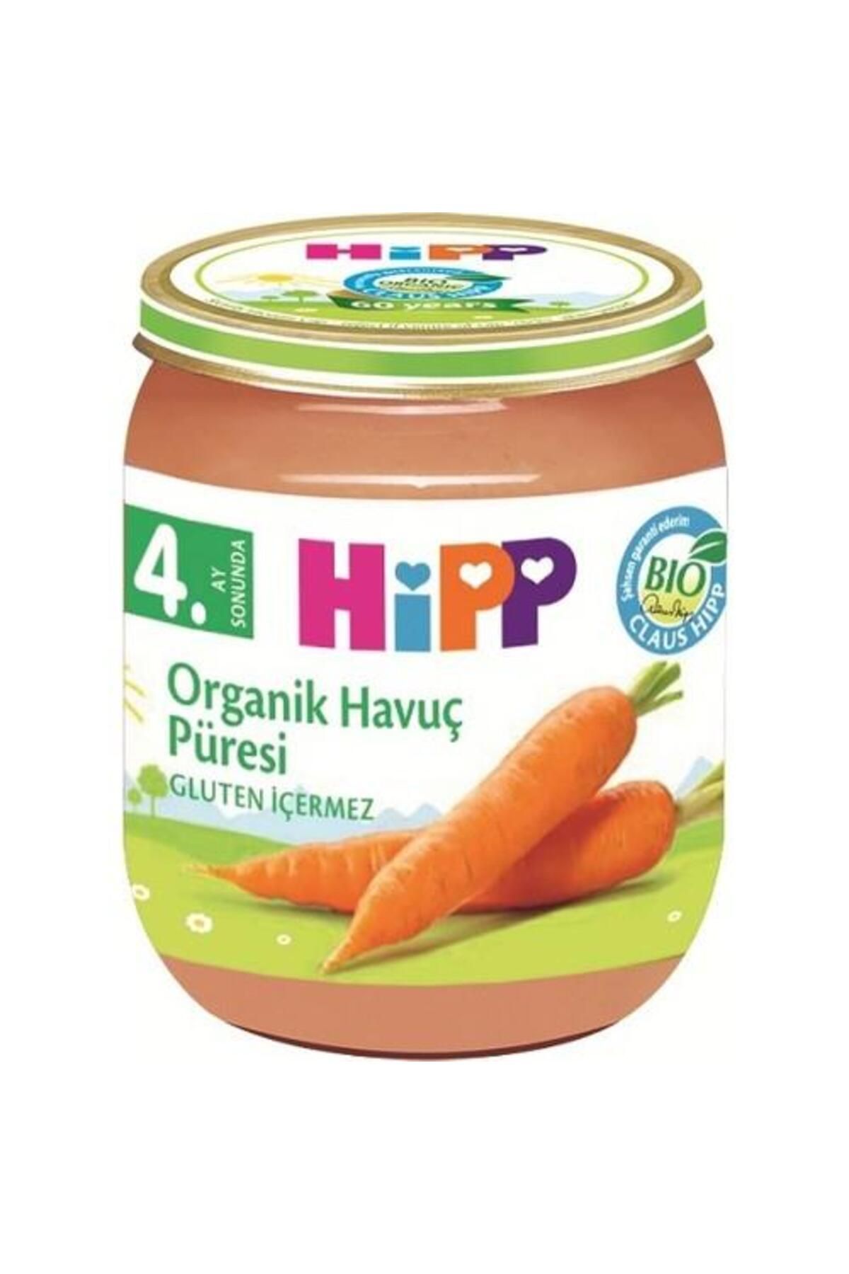 Hipp Organik Havuç Püresi 125 Gr