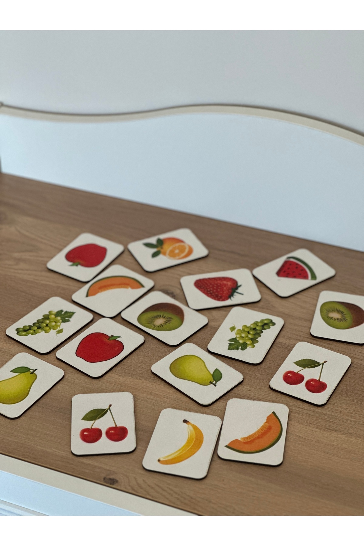 Bellacasa Meyve Sebze Eşleme Kartı, Puzzle Eğitici Oyuncak, Montessori Eğitim Oyuncak, Motor Zeka Oyun fotoğrafı 3 (önizleme)