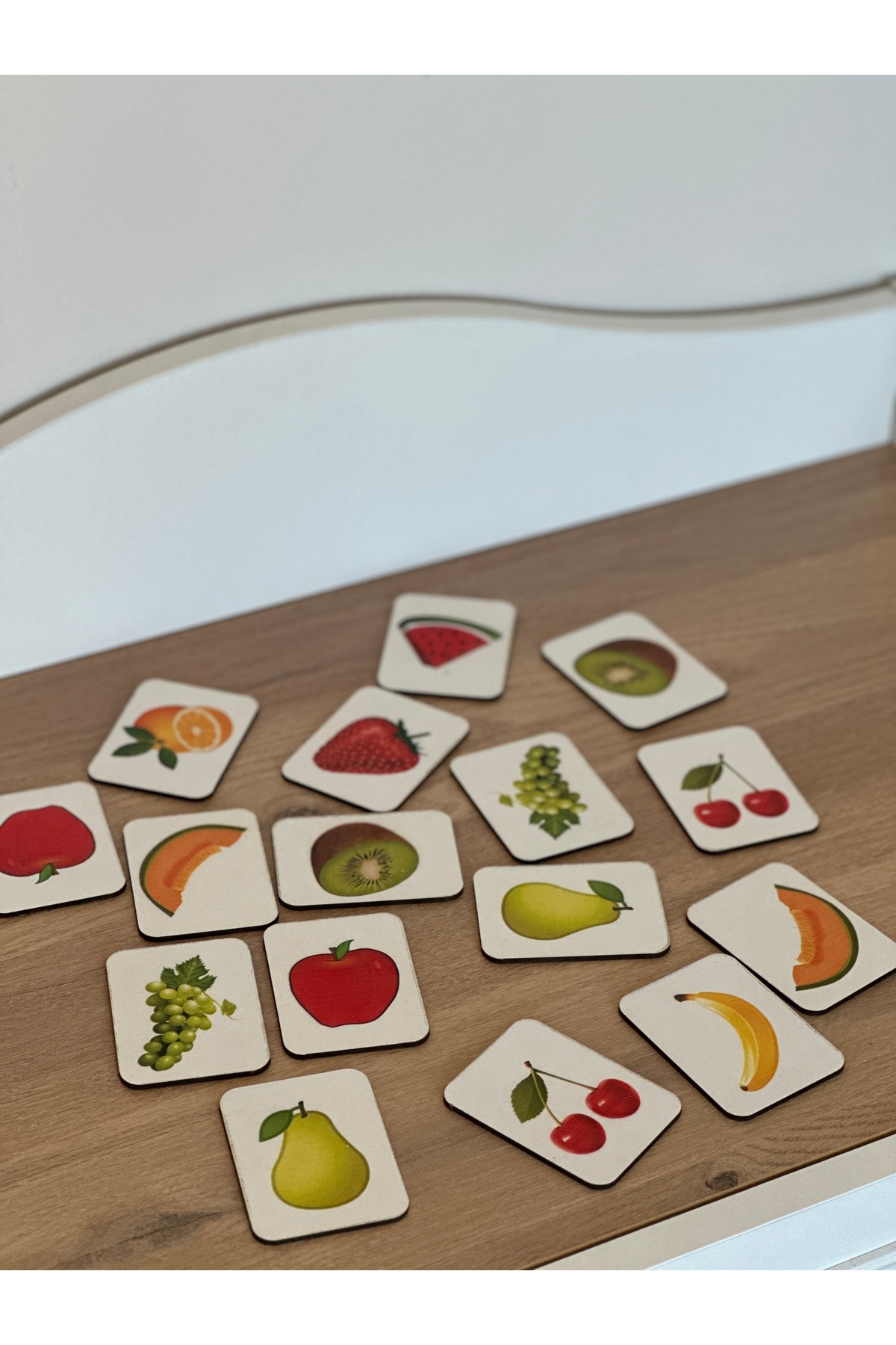 Bellacasa Meyve Sebze Eşleme Kartı, Puzzle Eğitici Oyuncak, Montessori Eğitim Oyuncak, Motor Zeka Oyun fotoğrafı 2 (önizleme)