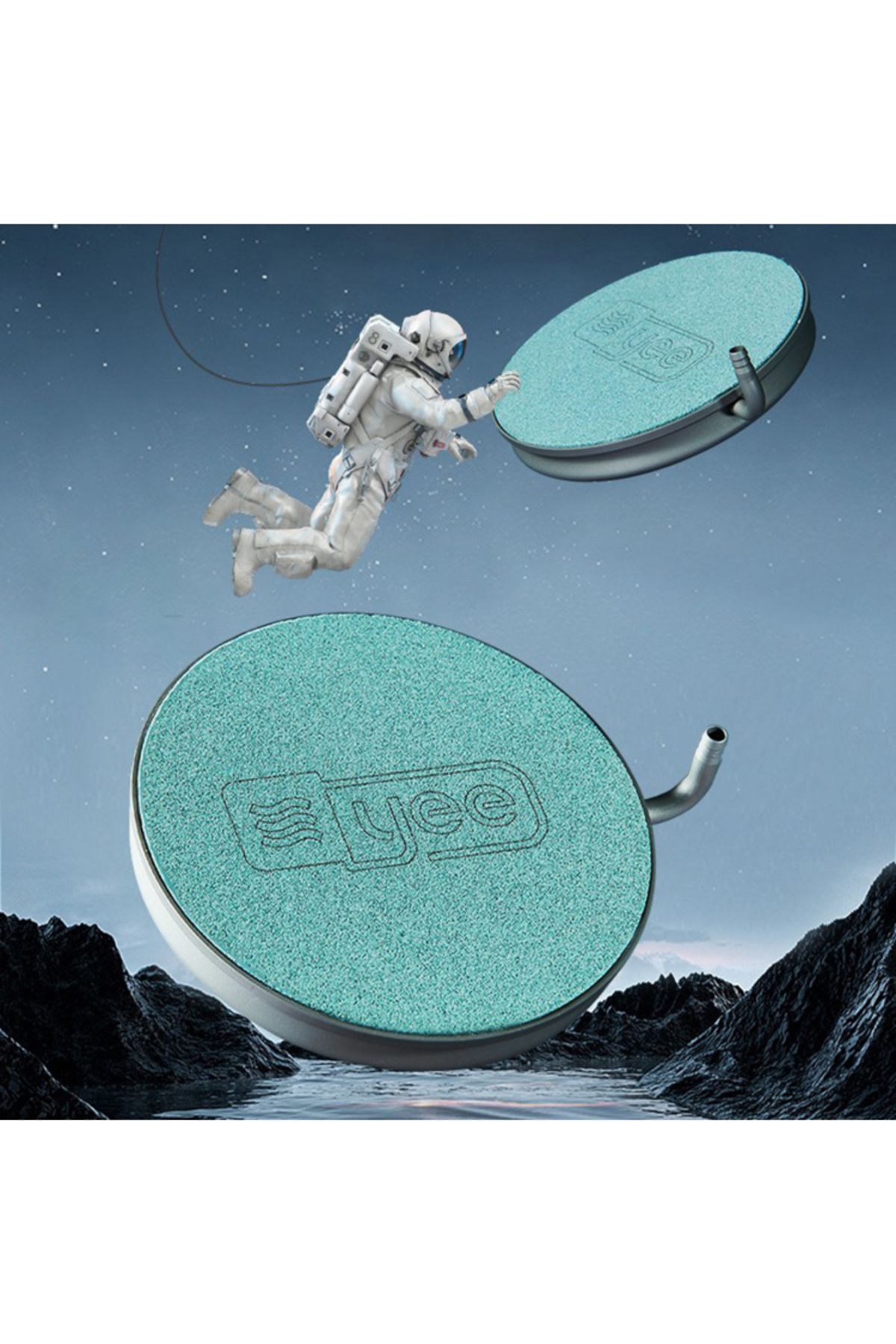 Choice-Air Stone Disc Kit, Round Bubble Diffuser, Silent Bubble Stone With Suction Cups, Adjust Valve, C... 8