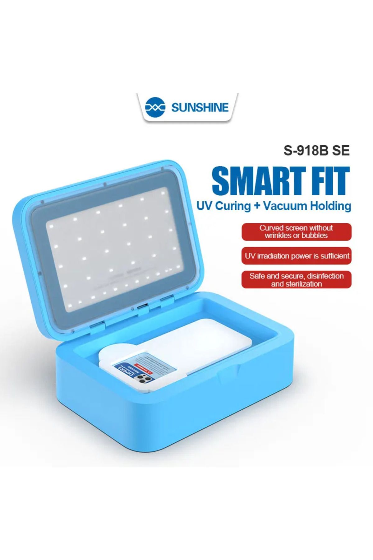 Choice-SUNSHINE S-918B SE Smart UV Curing Vacuum Laminating Machine Cellphone LCD Screen Protector Hydro... 8