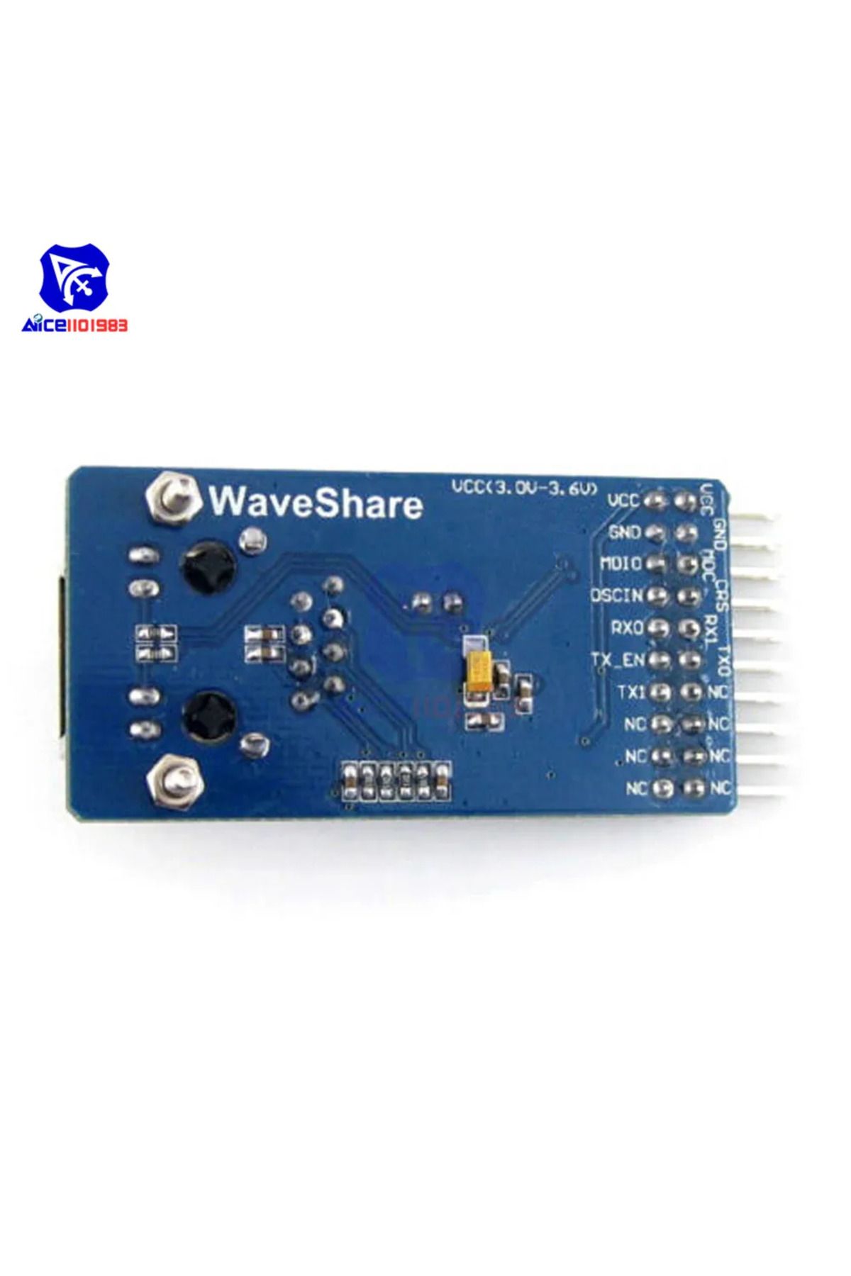 Choice-DP83848 Ethernet Physical Transceiver RJ45 Connector Control USB-B Type Interface Board for Arduino 2