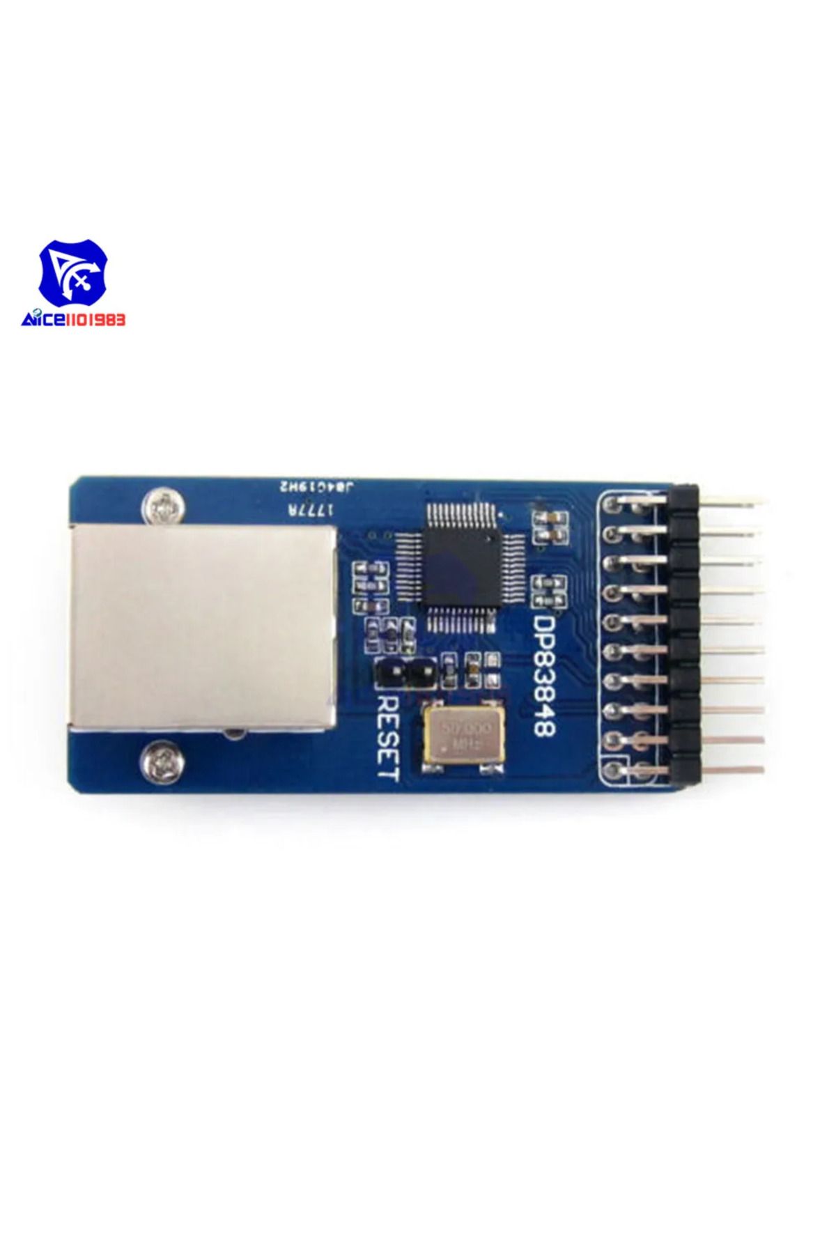 Choice-DP83848 Ethernet Physical Transceiver RJ45 Connector Control USB-B Type Interface Board for Arduino 3