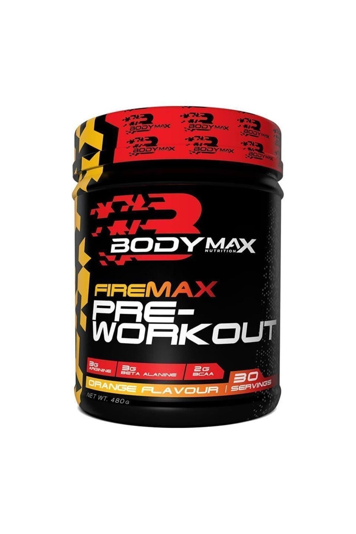 BODYMAX Firemax Preworkout Portakal Aromalı 480gr Pre-workout Güç Ve Performans Amino Asit