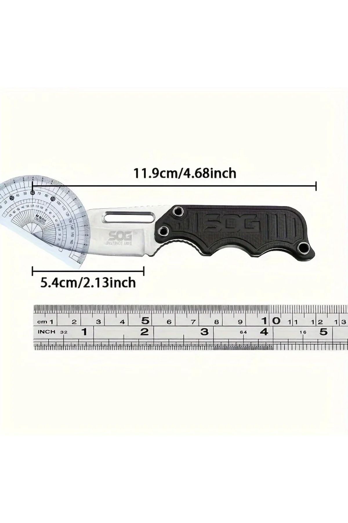 Choice-Defense Full Tang Instinct Fixed Knife G10 Handle Lightweight Mini Pocket EDC Neck Chain Multi To... 7