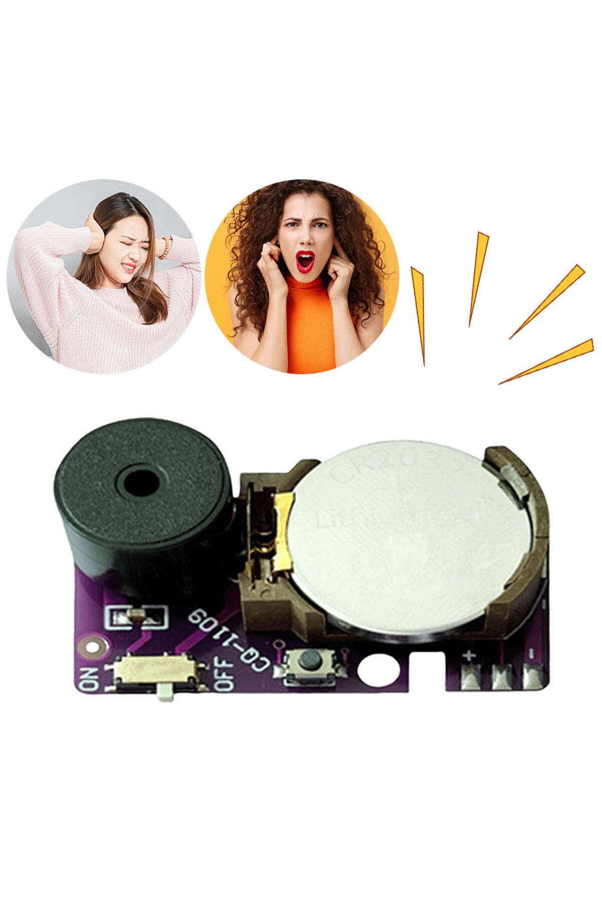 APWIKOGER-1/5/10PCS Hidden Prank Cricket Noise Maker PCB Beeping Sound Intervals Noise Annoying Noise Maker... 4