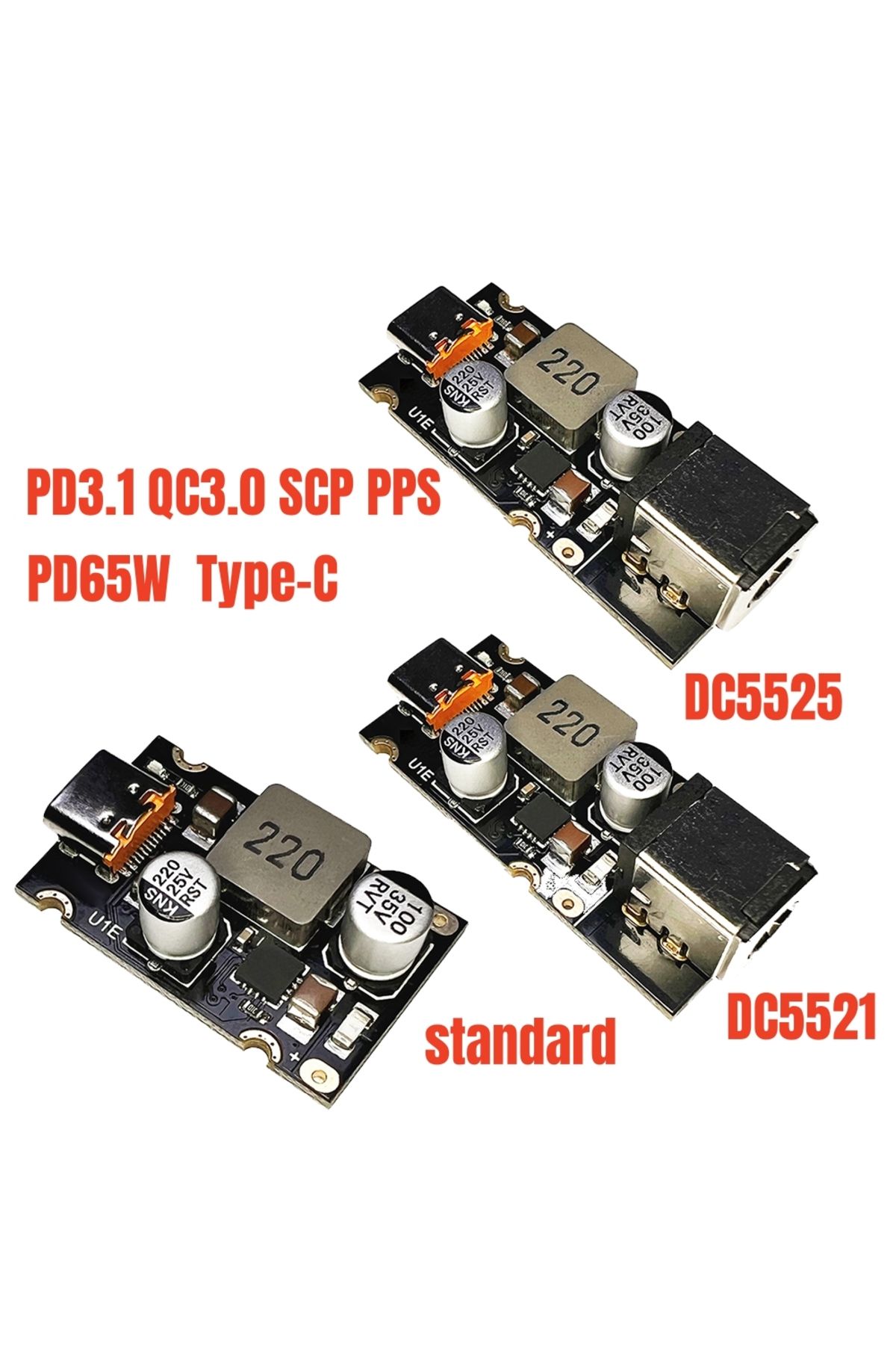 Choice-PD65W Fast Charging Module Type-C Interface PD3.1 PPS Fast Charging Adapter Module QC3.0 SCP PPS ... 2