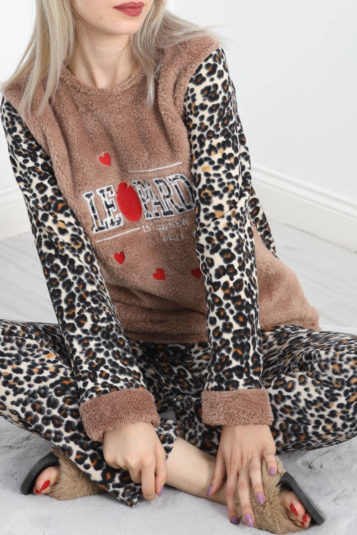 Genel Markalar Polar Pijama Takımı Sütlükahve 19216.1048. Fiyatı ...