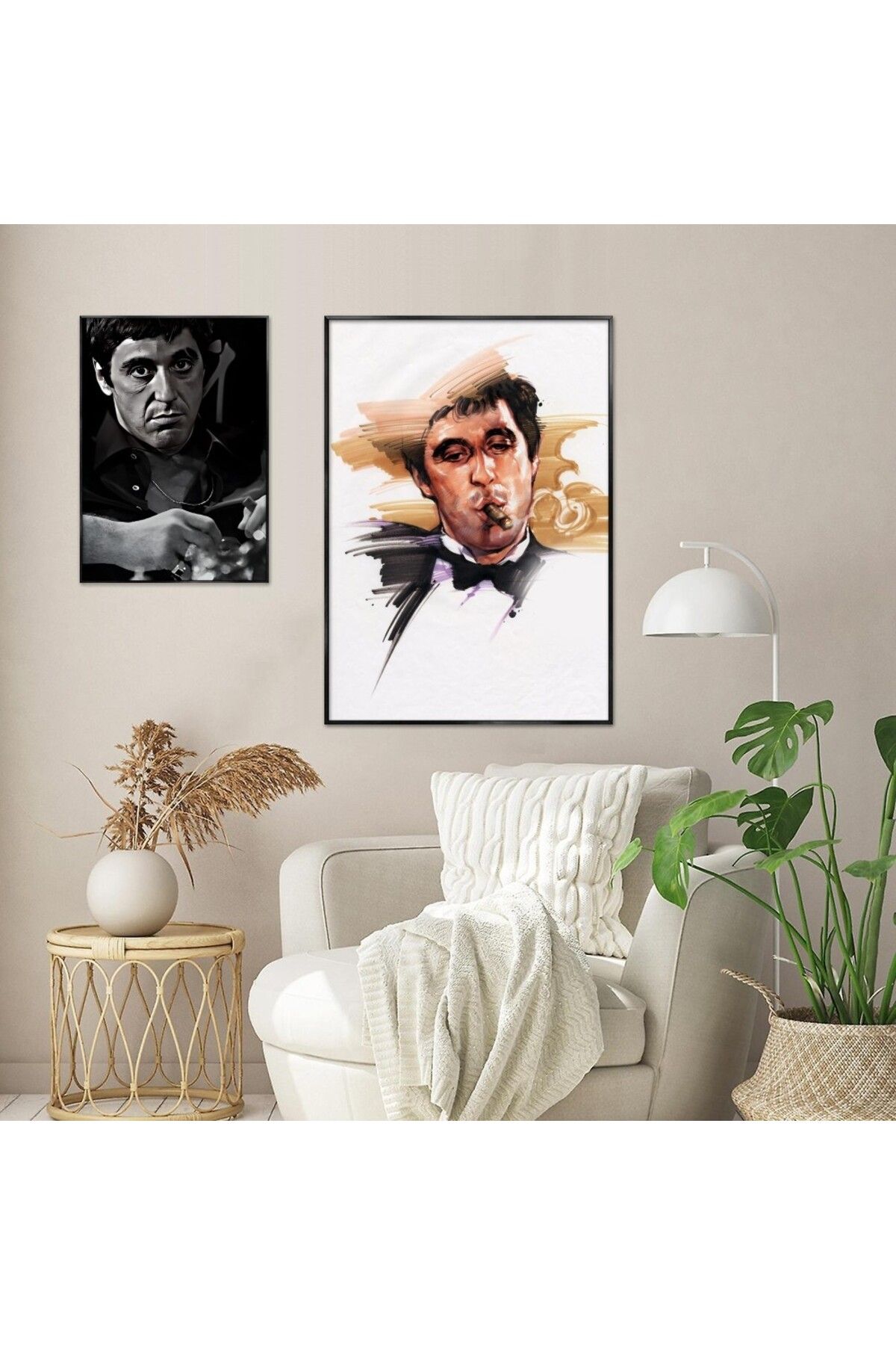 Choice-1pc Classic Movies Pablo Escobar Tony Montana Poster Self-adhesive Art Poster Waterproof Paper St... 6
