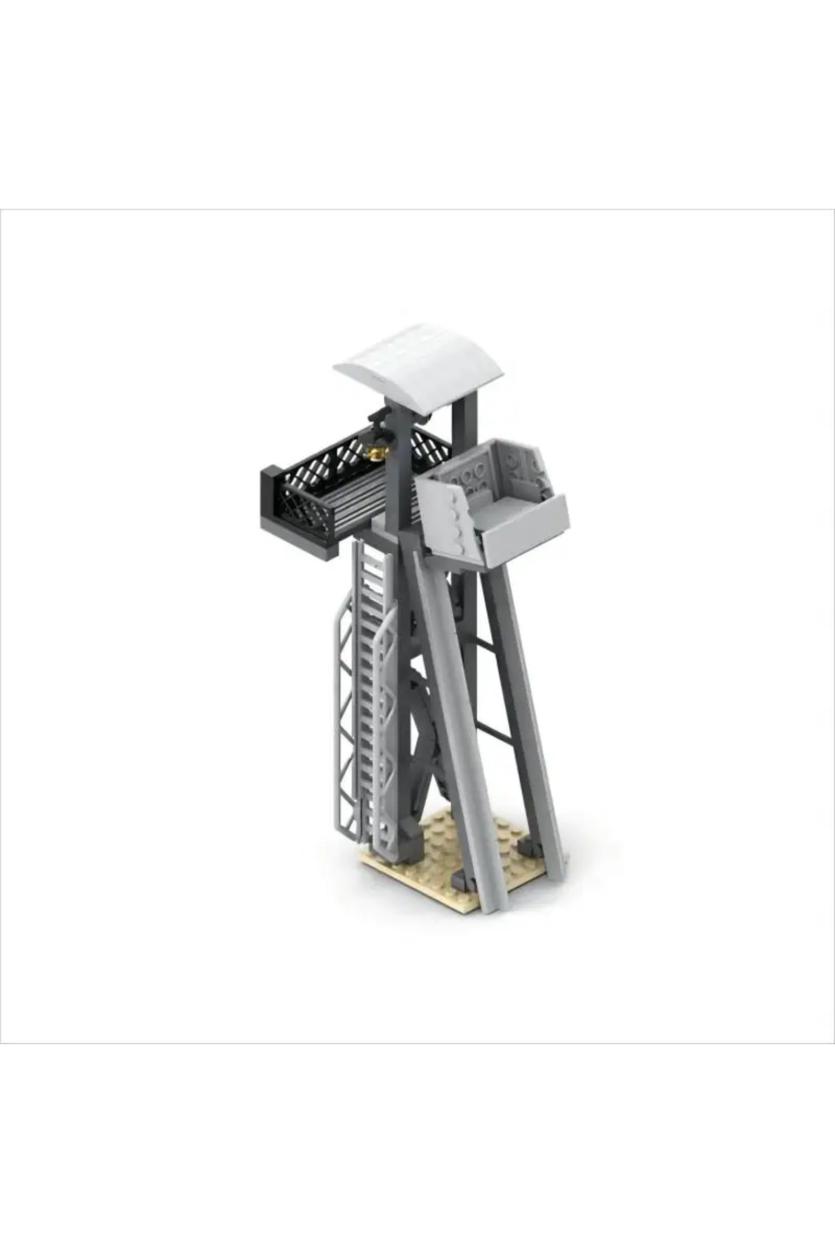 Choice-MOC Gantry Crane Console Toy Model for Building Urban Construction Track Train Scene Small Partic... 5