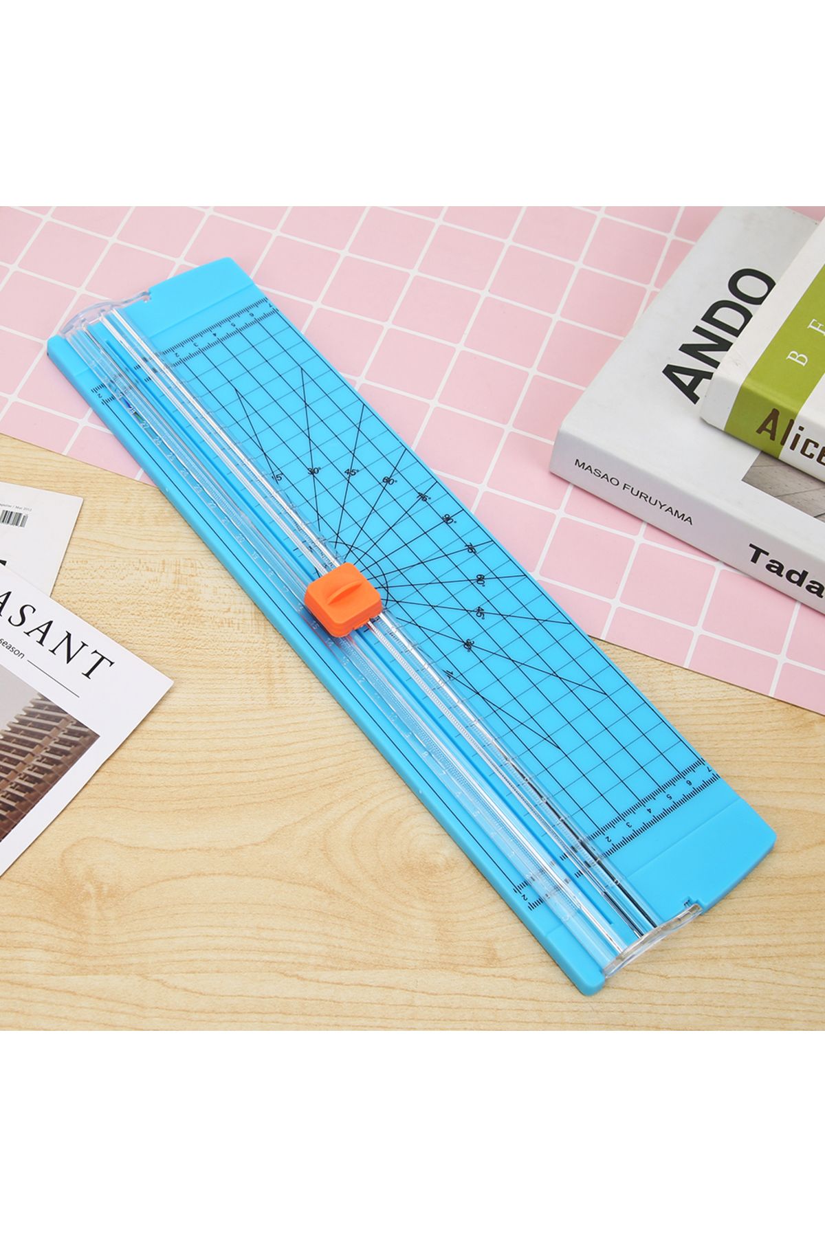 Shunmaii-A4/A5 Paper Cutting Guillotine Paper Cutter With Pull-out Ruler Portable A4 Precision Card Paper ... 5