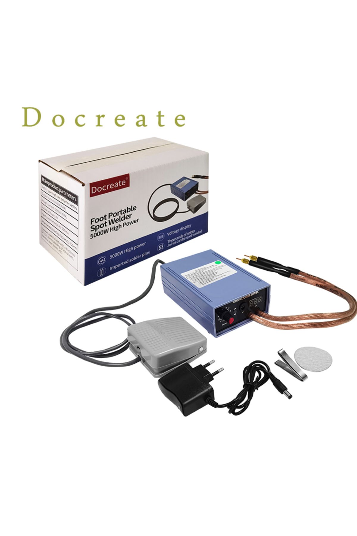 Choice-Docreate 5000W  Mini Spot Welder Machine DIY Kit 18650 Battery Pack Welding Tools Portable Weldin... 8