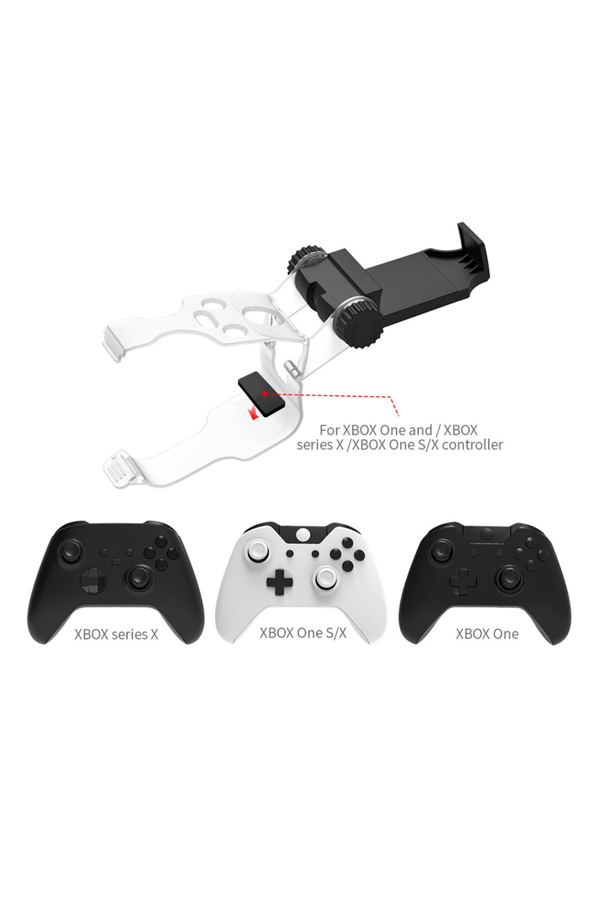 Choice-Phone Clip Xbox One Controller Mobile Phone Mount Adjustable Phone Holder Clamp for Xbox Series S... 4