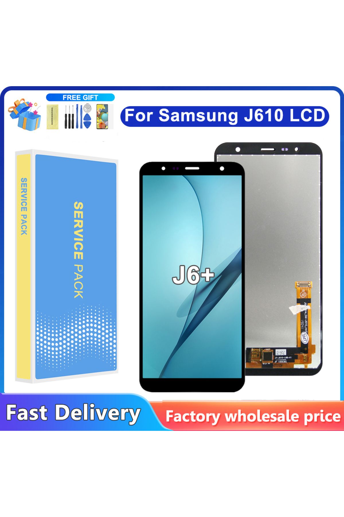 sinmaytai-SM-J610F J610G J610FN Premium Lcd For Samsung J6 Plus Display Touch Screen Digitizer Panel Assemb... 1