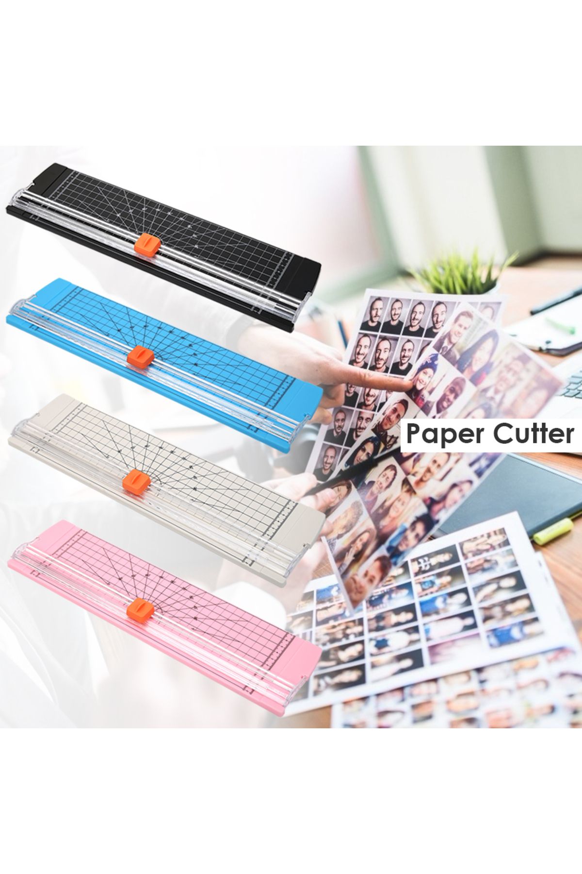 Shunmaii-A4/A5 Paper Cutting Guillotine Paper Cutter With Pull-out Ruler Portable A4 Precision Card Paper ... 3