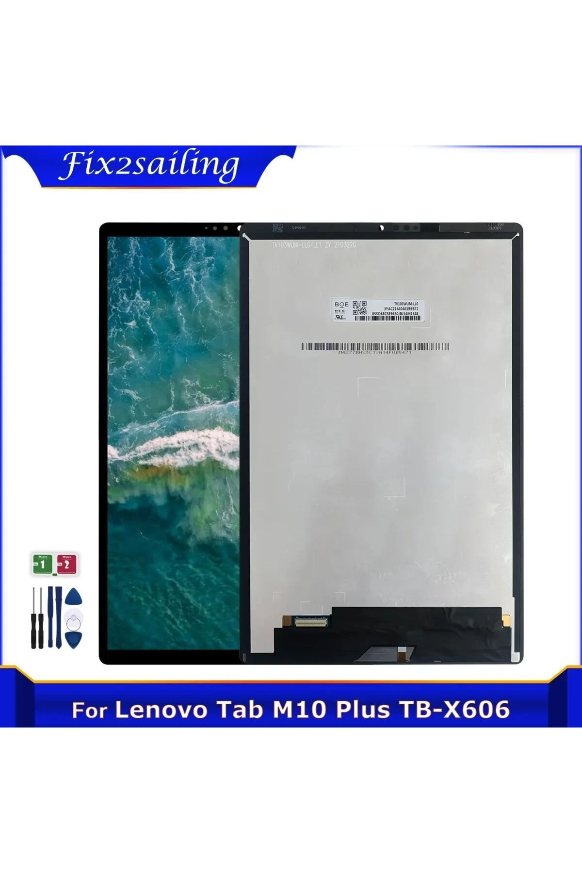 Choice-10.3'' LCD Display For Lenovo Tab M10 Plus TB-X606F TB-X606X TB-X606 X606 LCD Touch Screen Digiti... 7