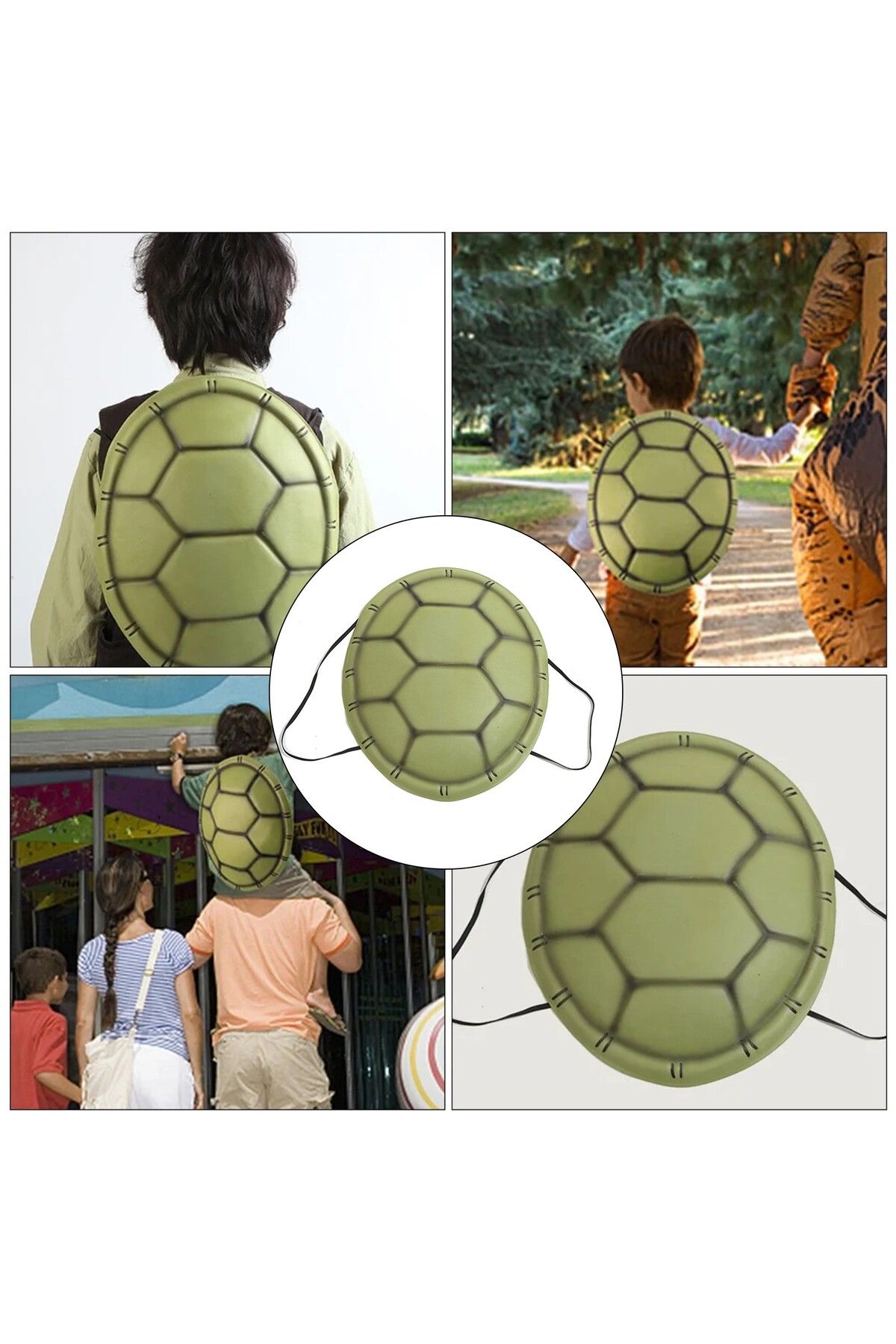 Choice-1pc Halloween Costume Turtle Shell Kids Turtle Shell Toy Ninja Turtle Shell Backpack Mutant Ninja... 3