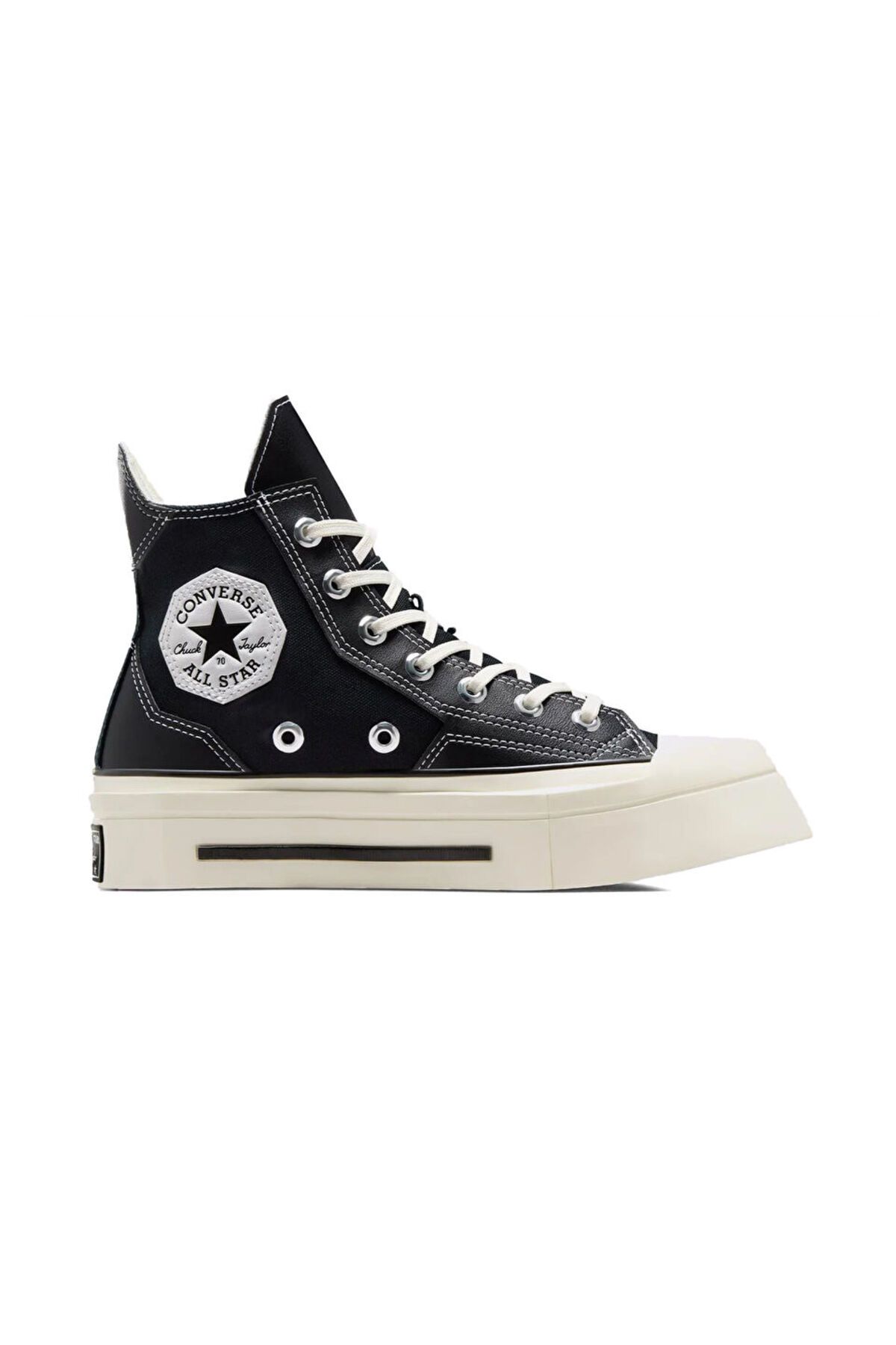 کفش راحتی زنانه چاک 70 دی لوکس مربع A06435c مشکی Converse
