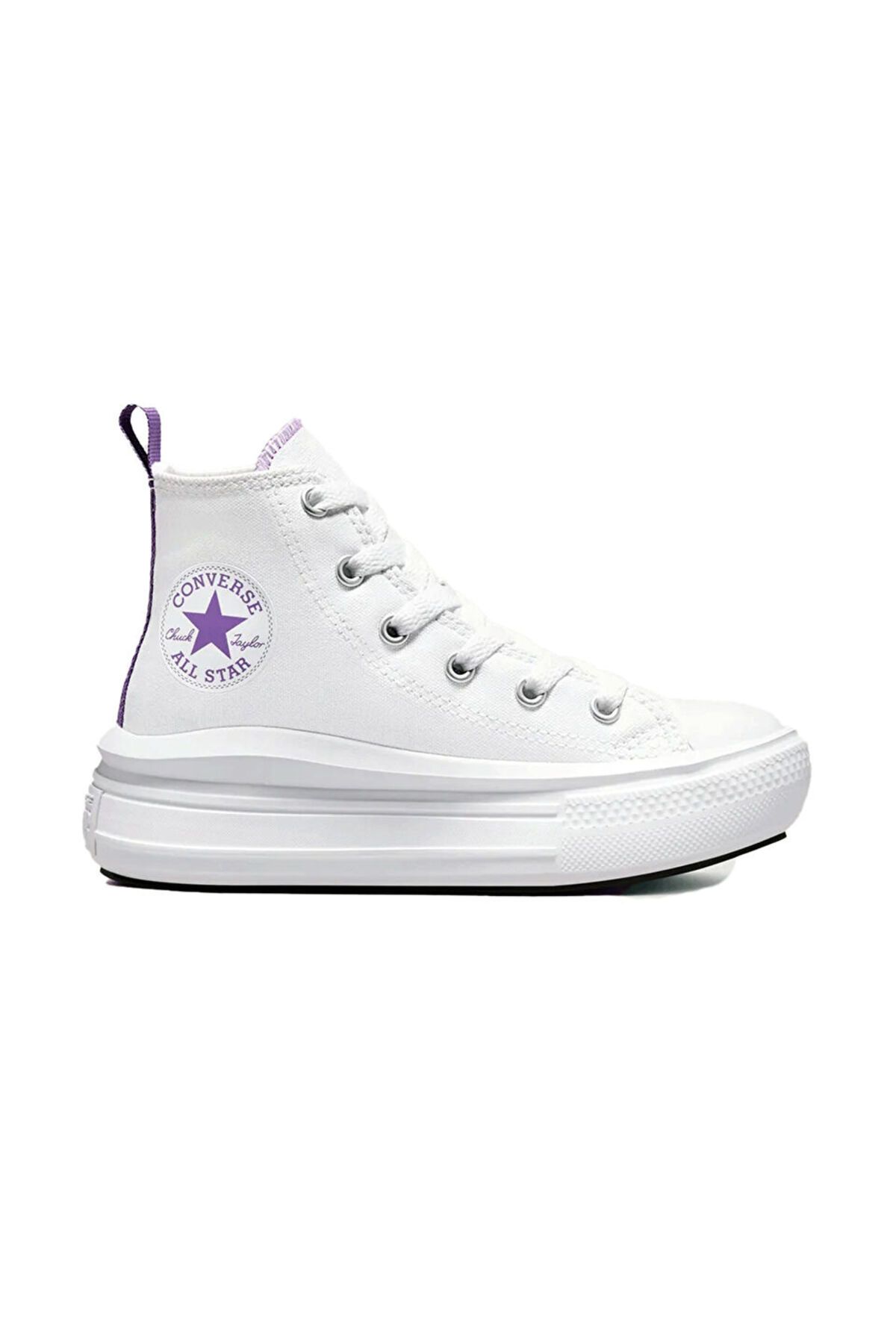 converse-Chuck Taylor All Star Kids Casual Shoes A03669C White 1