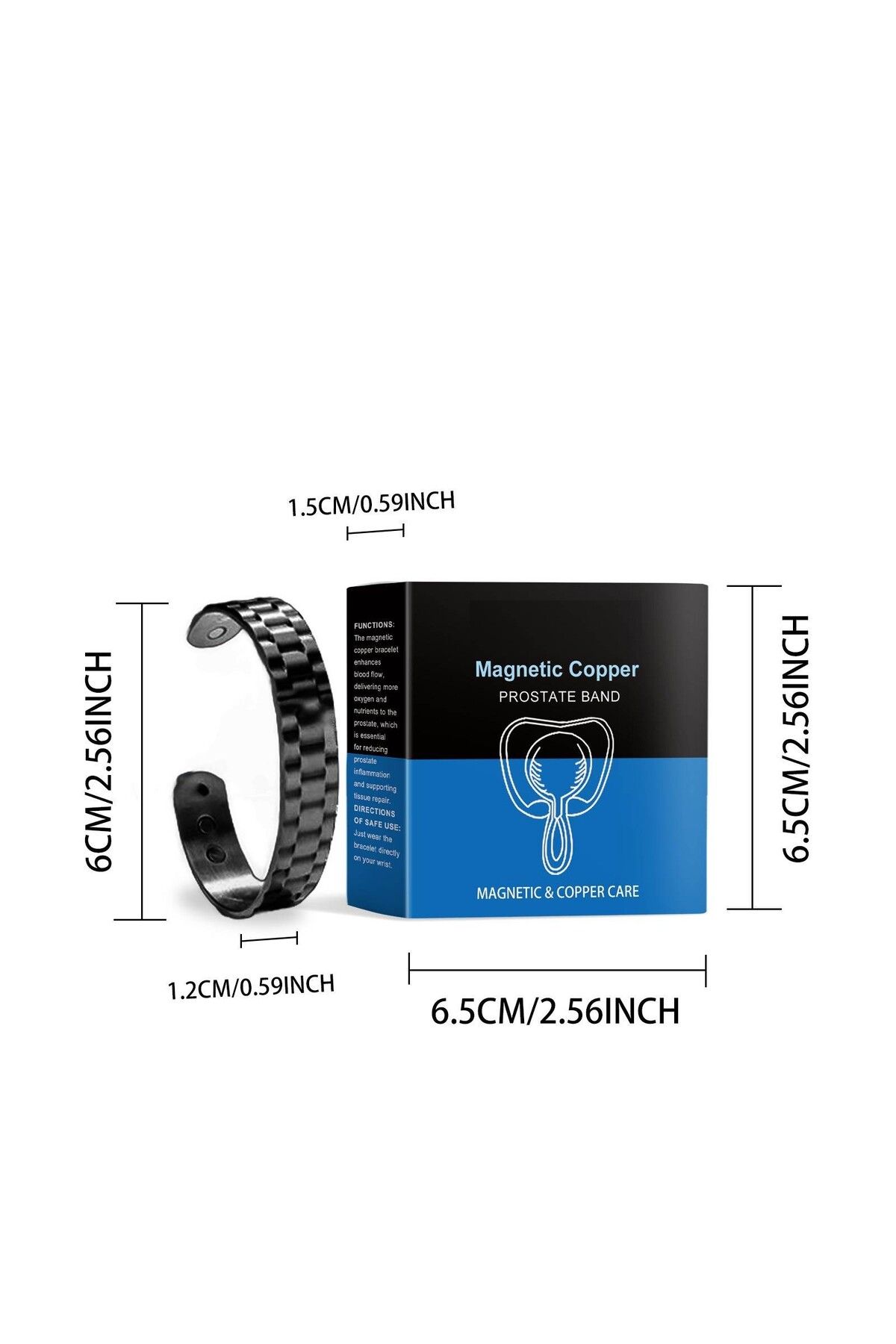 Choice-Magnetic Copper Prostate Strap, Magnetic Prostate Band Improves Blood Circulation, Men's Fashion ... 3