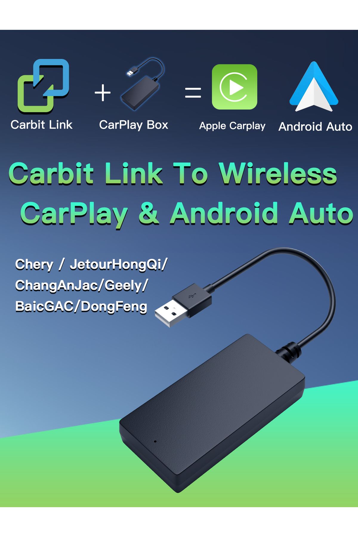Choice-Carbit link Smartlink Phonelink Easy to connect wireless CarPlay Android Auto adapter Suitable fo... 8