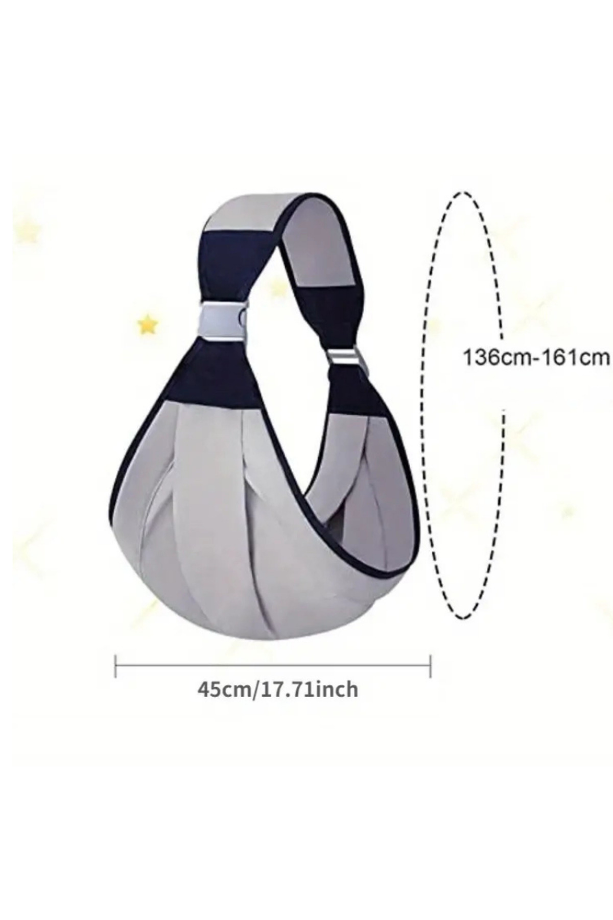 LAYLİNE Soft Bebek Çocuk Portbebe Kanguru Sling Taşıma Çantası fotoğrafı 2 (önizleme)