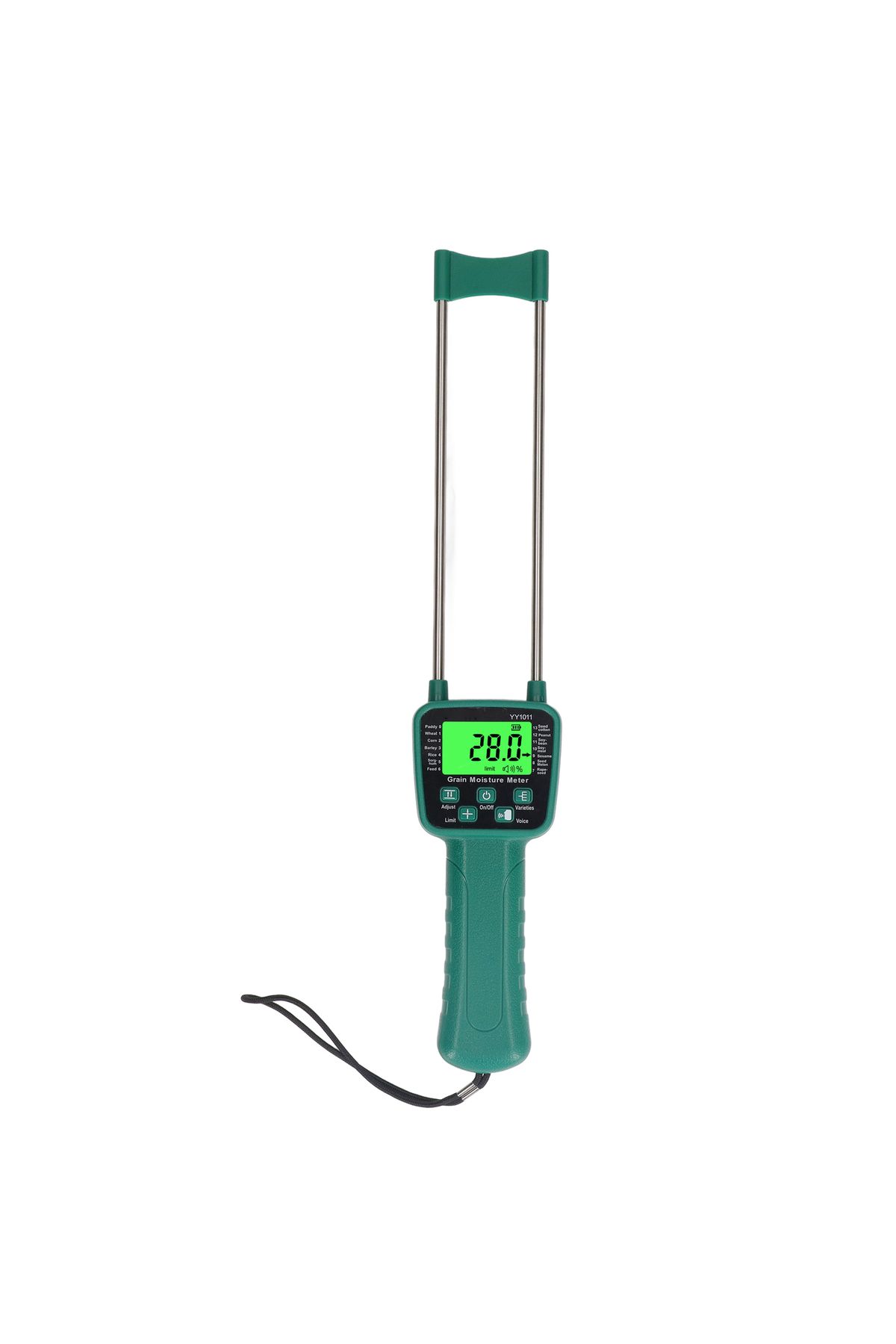 Choice-Grain Moisture Meter Hay Moisture Meter Wheat Soybean Grain Moisture Tester LCD Display with Voic... 1