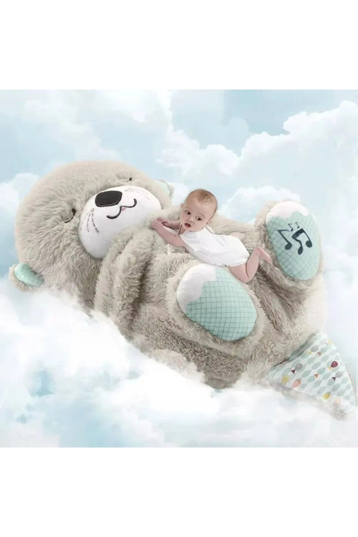 Choice-Breathing Otter Sleep and Playmate Otter Musical Stuffed Baby Plush Toy with Light Sound Newborn ... 3