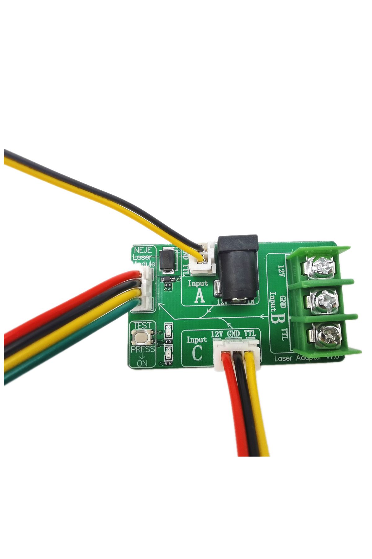 Choice-NEJE Laser Module Interface Adapter Board Connector for Laser Cutting Engraving Machine 2pin, 3pi... 4