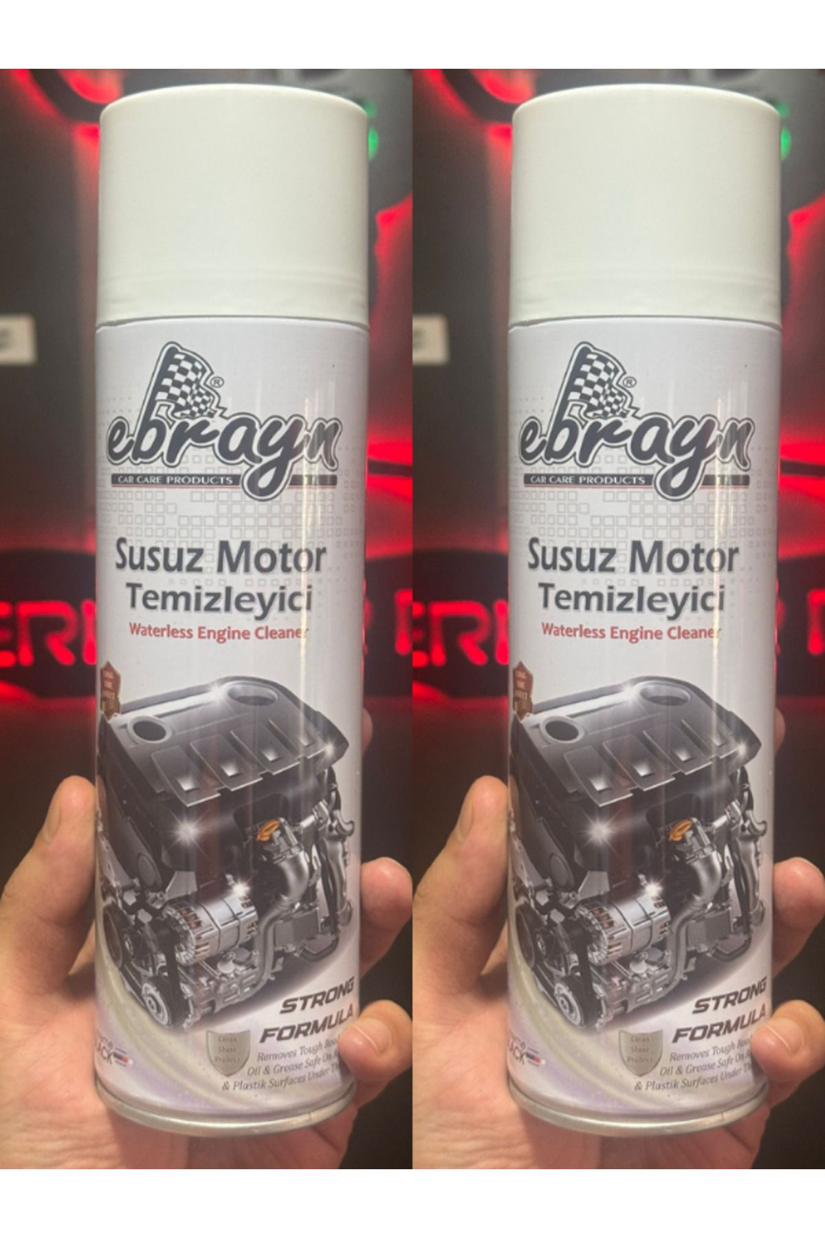 Ebrayn Susuz Motor Yıkama Ve Temizleme Spreyi Aerosol 500ml 2 ADET