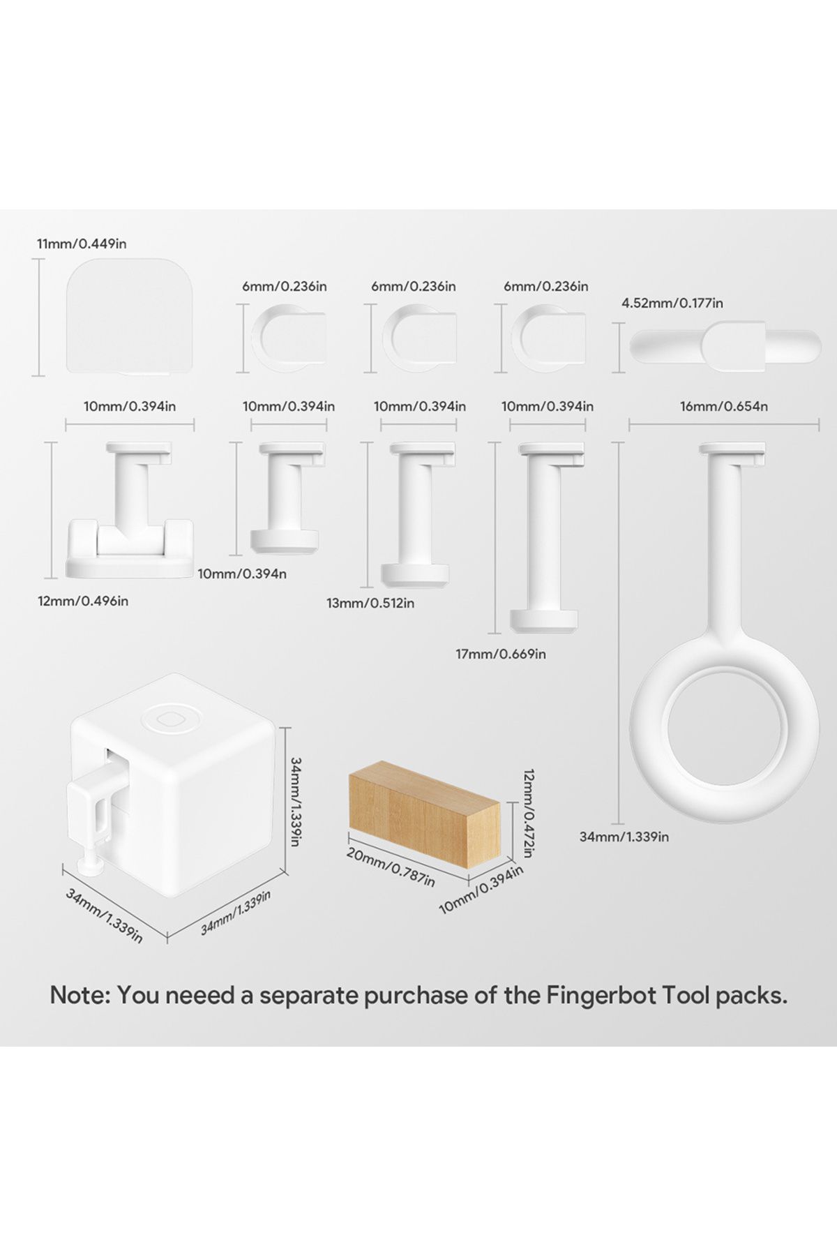 Choice-Tuya Zigbee Fingerbot Plus Smart Switch Bot Finger Robot Button Pusher Onebot Smart Home Voice Co... 7