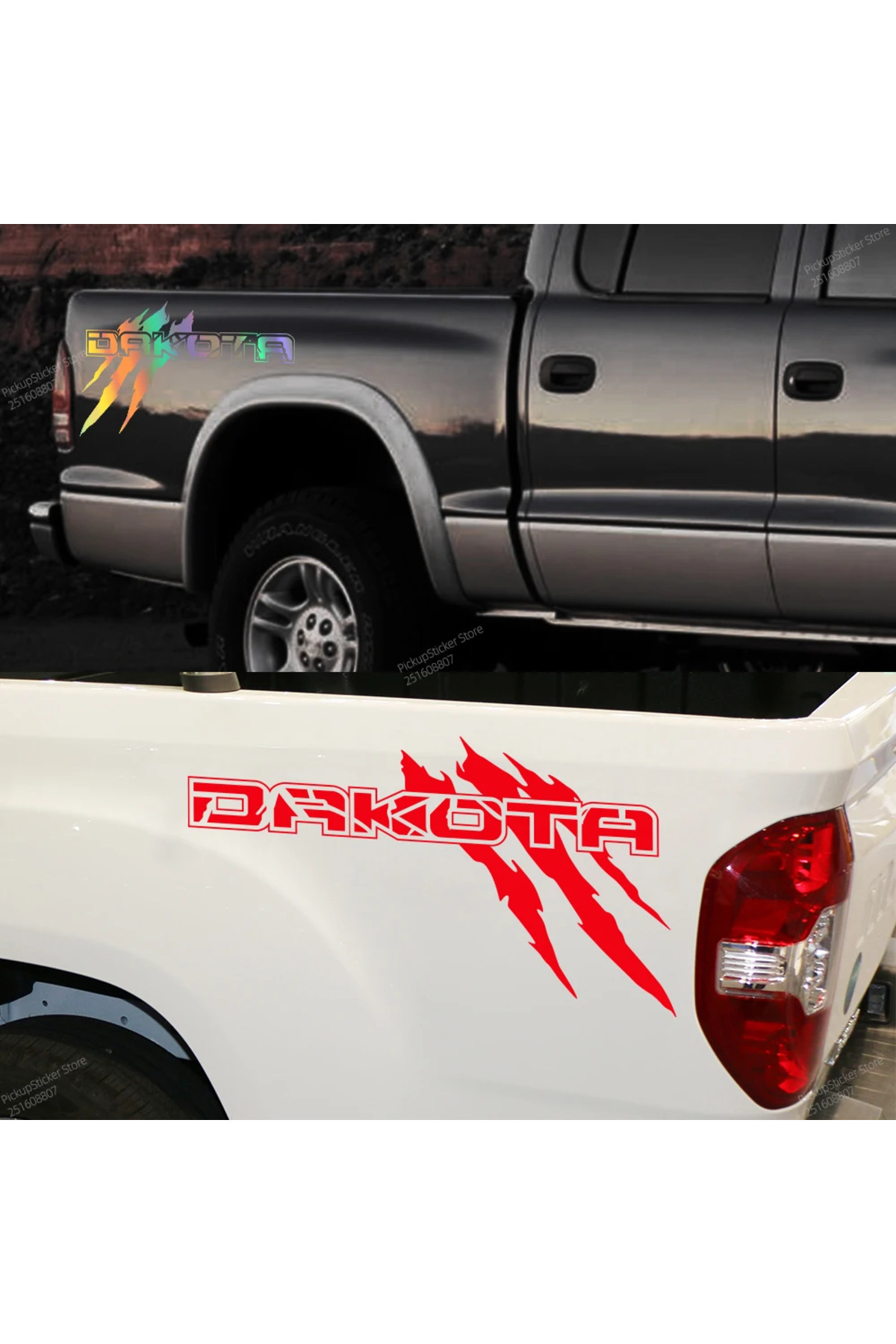 Choice Car Body Side Sticker Pickup Truck Bed Graphics Claw Styling