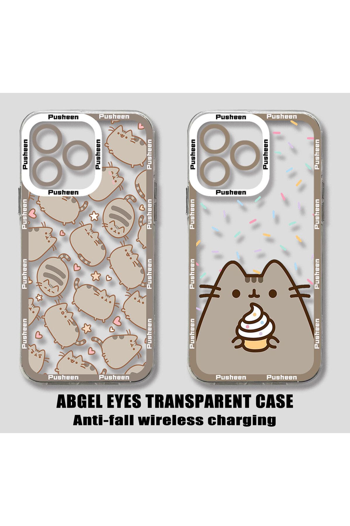 Choice-Funny Pusheen Cat Phone Case For iPhone 15 14 13 12 Mini 11 Pro Max X XR XS 7 8 SE 2020 Plus Soft... 3