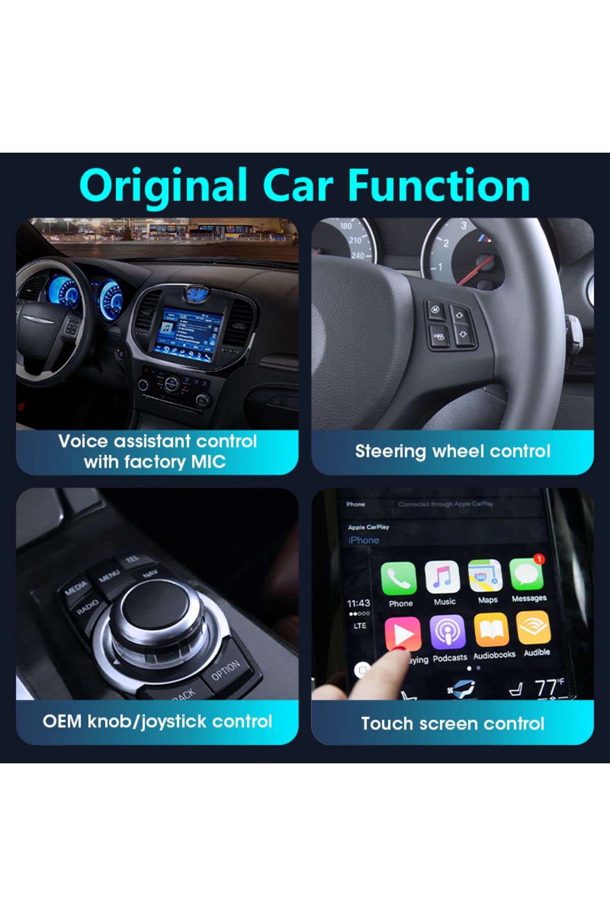 Choice-Mini Box Wired To Wireless Carplay Android Auto Spotify Bluetooth 5.0 Adapter Smart Box for Toyot... 4