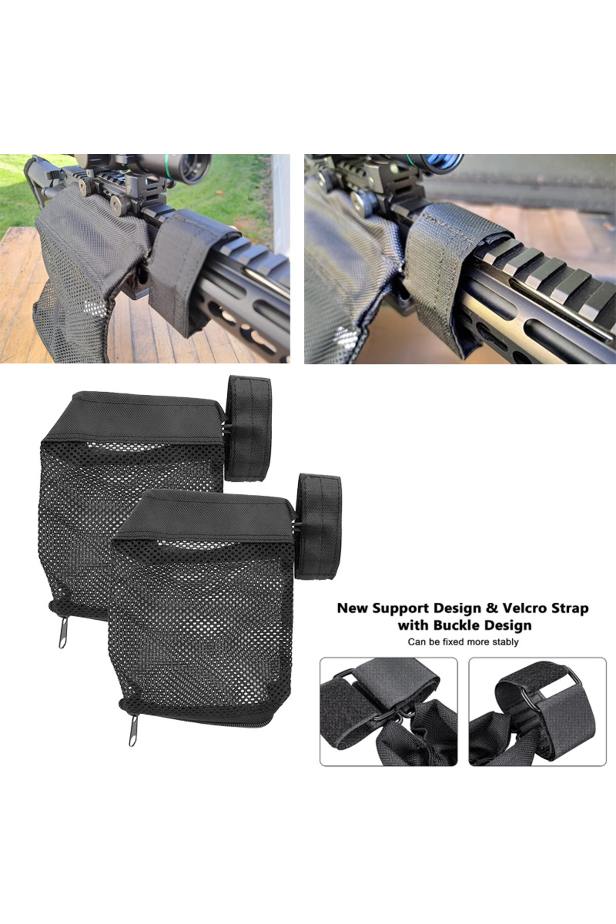 Choice-Tactical Brass Shell Catcher Cartridge Collector Mesh Heat Resistant Padded Casing Catcher with Z... 5