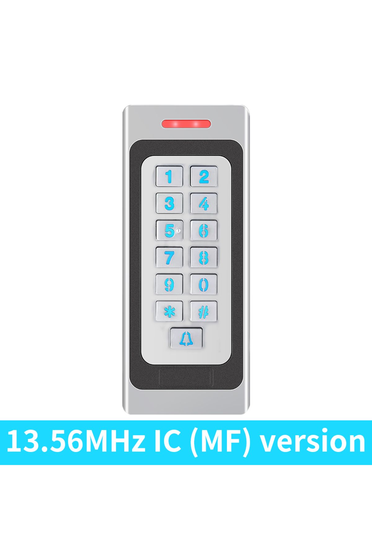 Choice-DC10-24V Access Control Keypad RFID Digicode Reader Metal Case and Keyboard IP67 Waterproof 3000U... 1